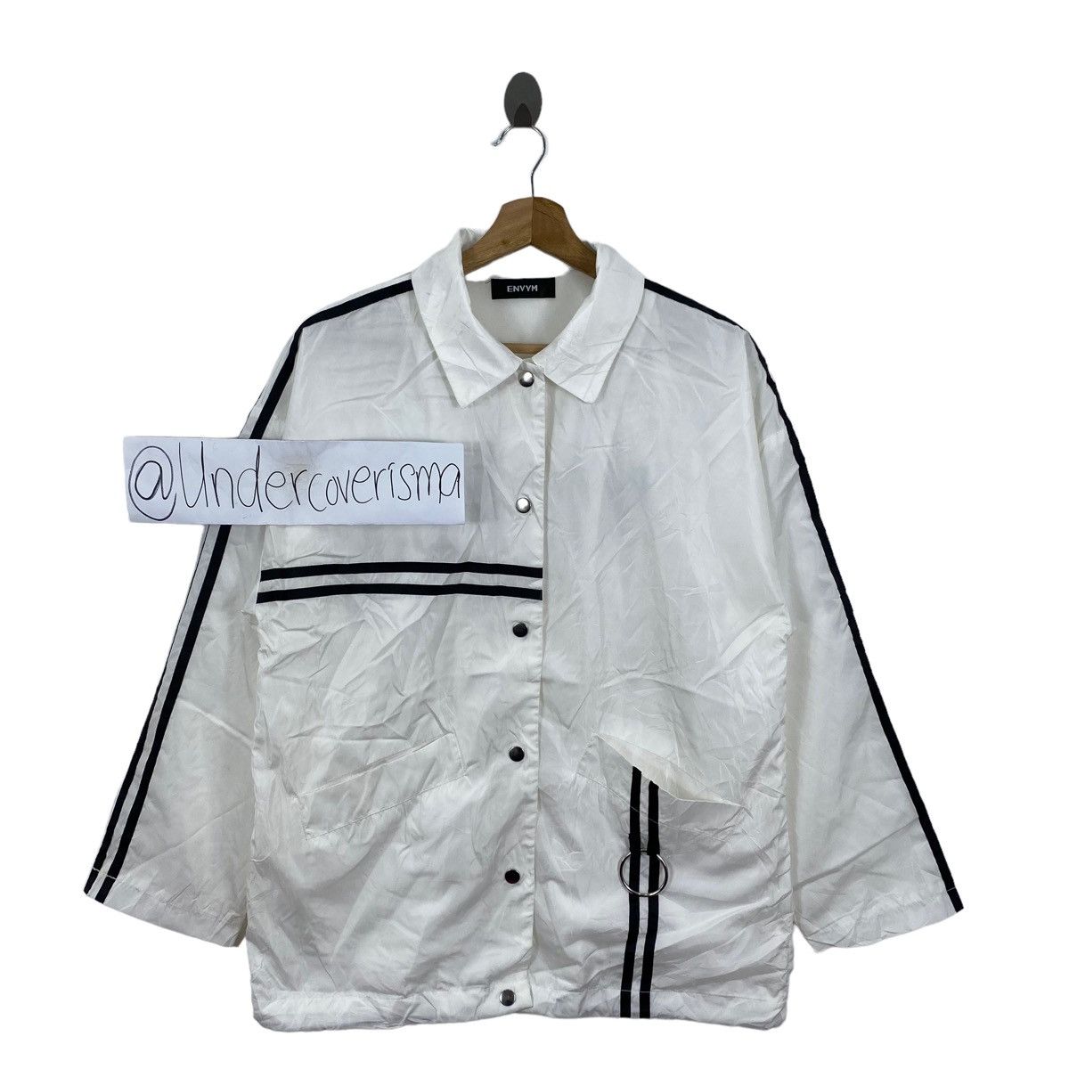 Japanese Brand EXQUISITE "DISPORT" ENVYM Japan Brand Tape Long Sleeve Size US M / EU 48-50 / 2 - 3 Thumbnail