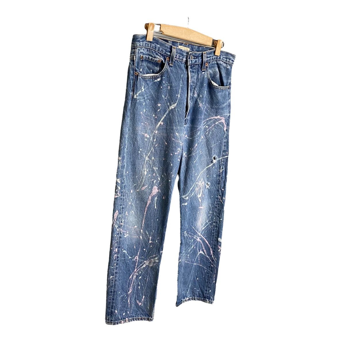 Levi's Made & Crafted Levis 501 vintage painting distressed denim Size US 31 - 4 Thumbnail