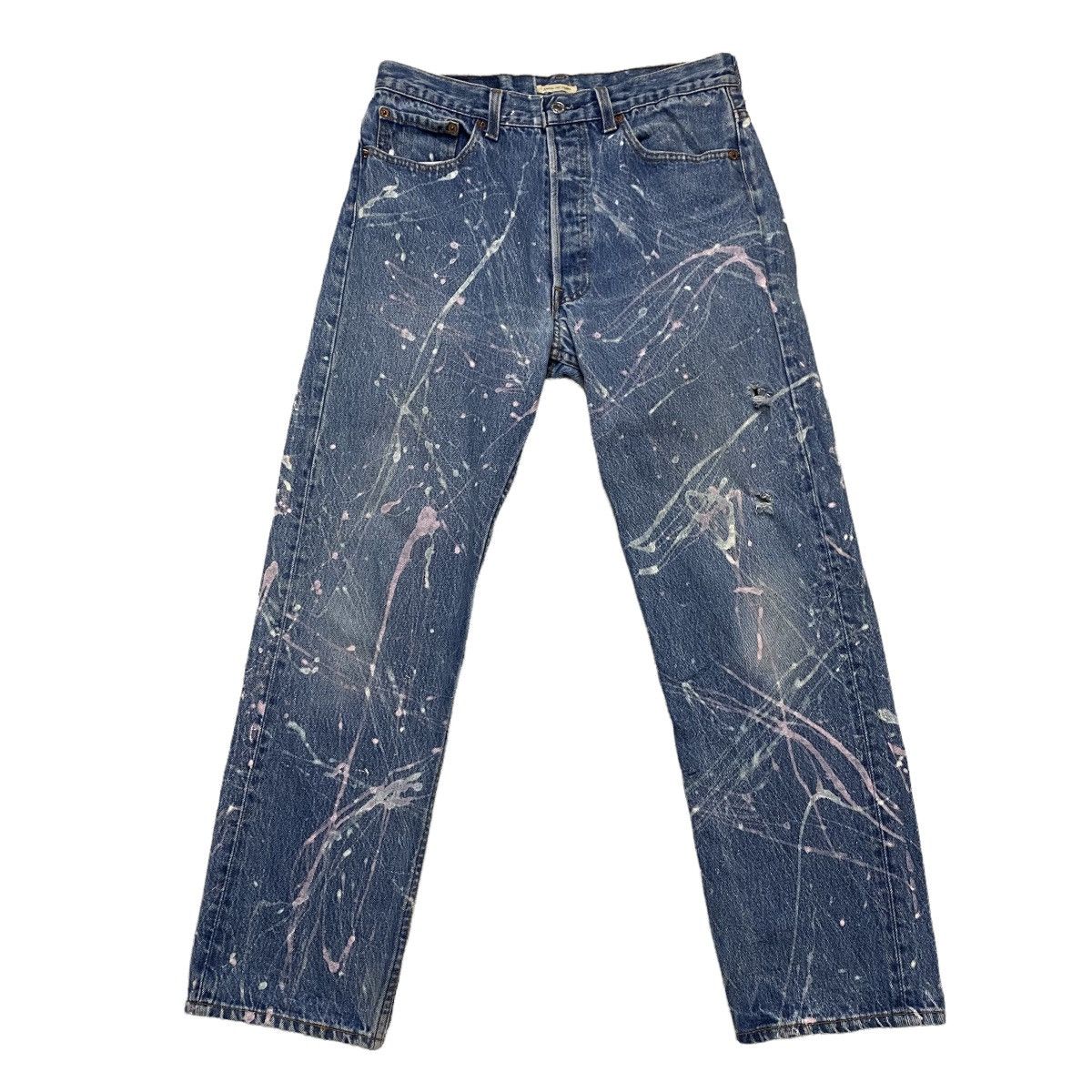 Levi's Made & Crafted Levis 501 vintage painting distressed denim Size US 31 - 1 Thumbnail