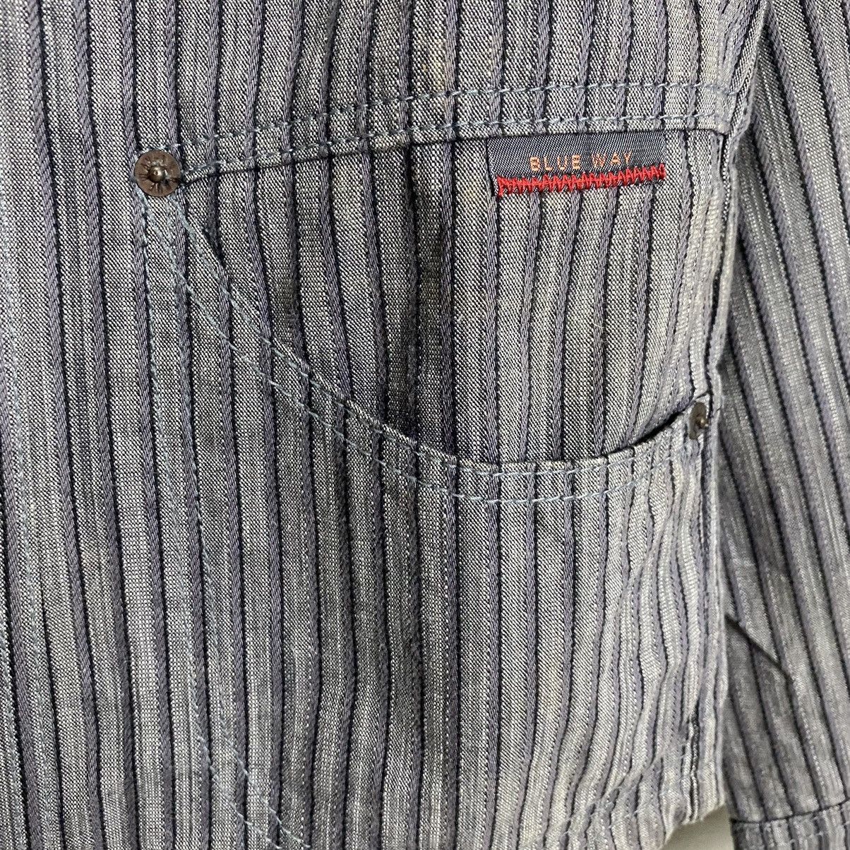 Japanese Brand × Vintage Blue Way Bowling Hickori zipper jacket Size US M / EU 48-50 / 2 - 9 Thumbnail