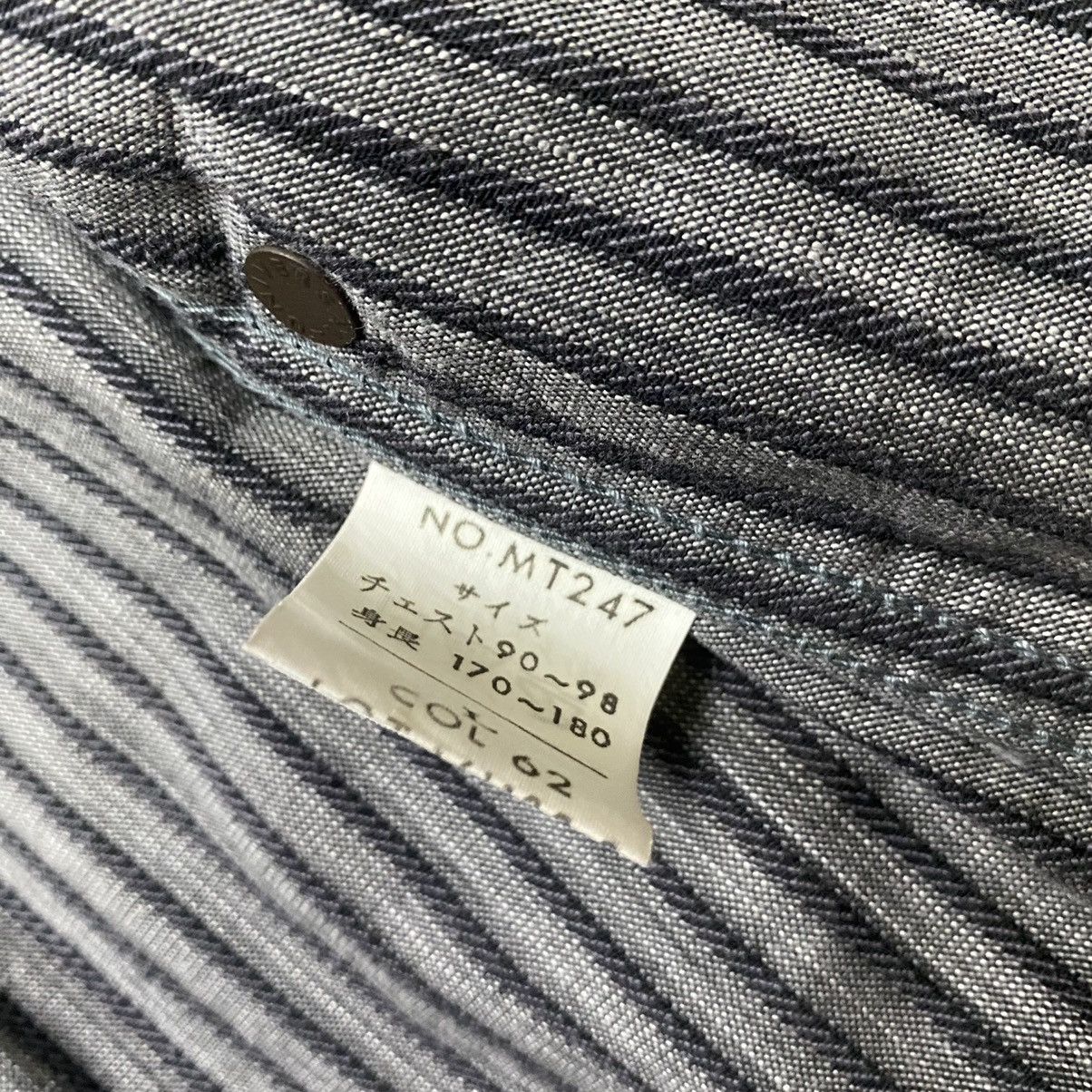 Japanese Brand × Vintage Blue Way Bowling Hickori zipper jacket Size US M / EU 48-50 / 2 - 12 Thumbnail