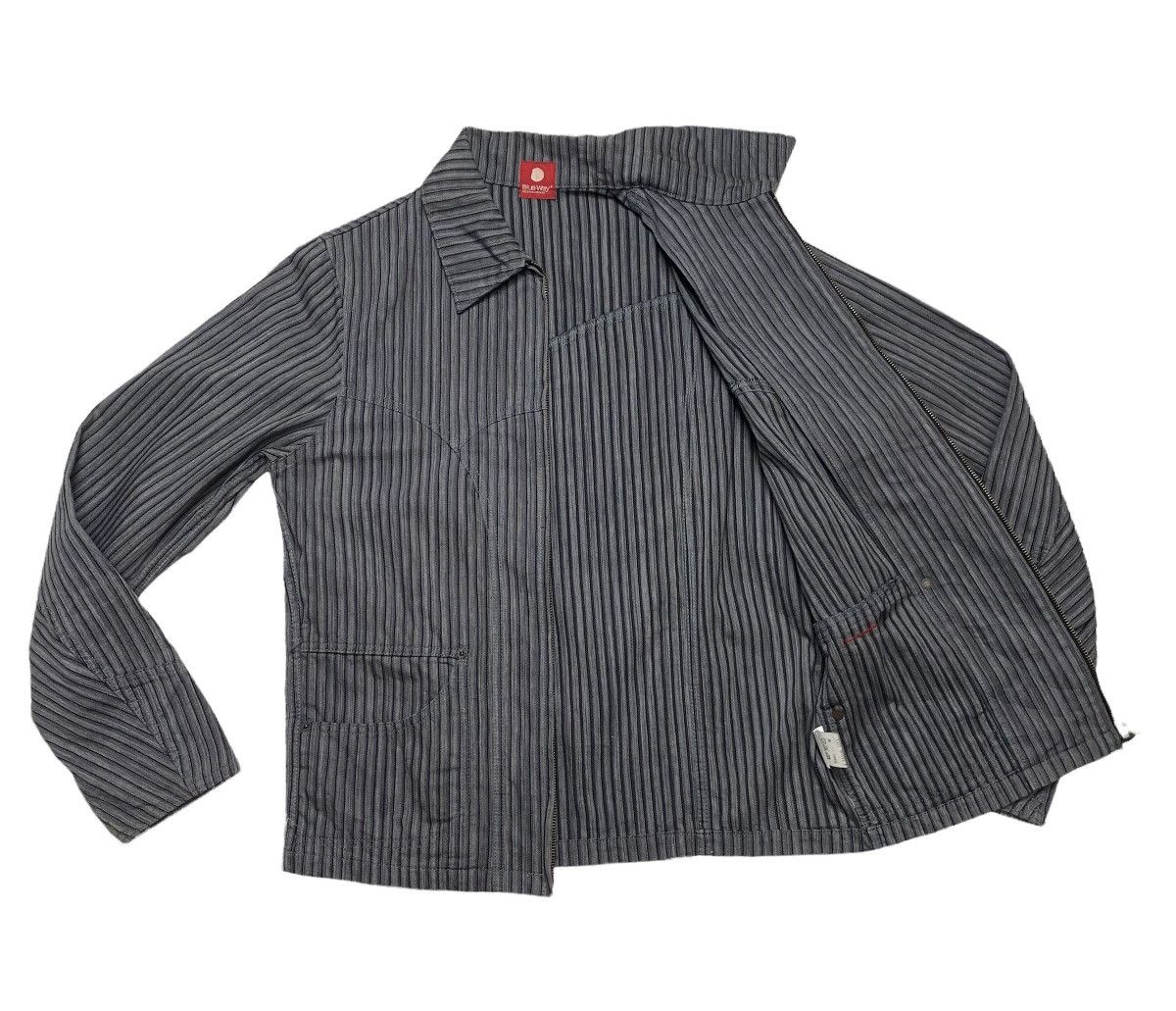 Japanese Brand × Vintage Blue Way Bowling Hickori zipper jacket Size US M / EU 48-50 / 2 - 6 Thumbnail