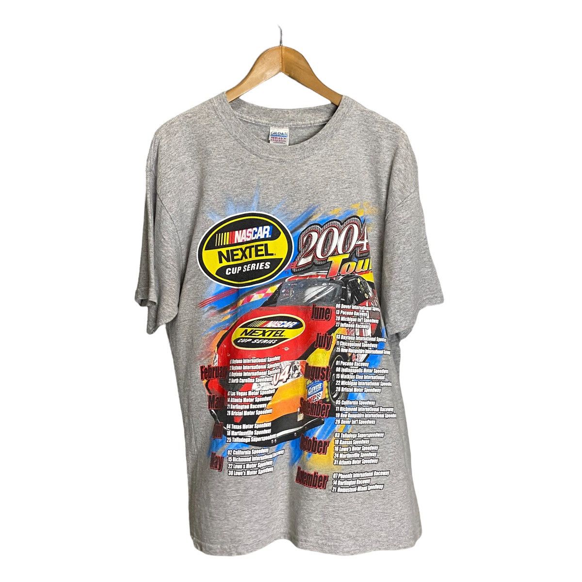 Sports Specialties Vintage Y2K Nascar Nextel cup series tour 2004 tee Size US L / EU 52-54 / 3 - 2 Thumbnail
