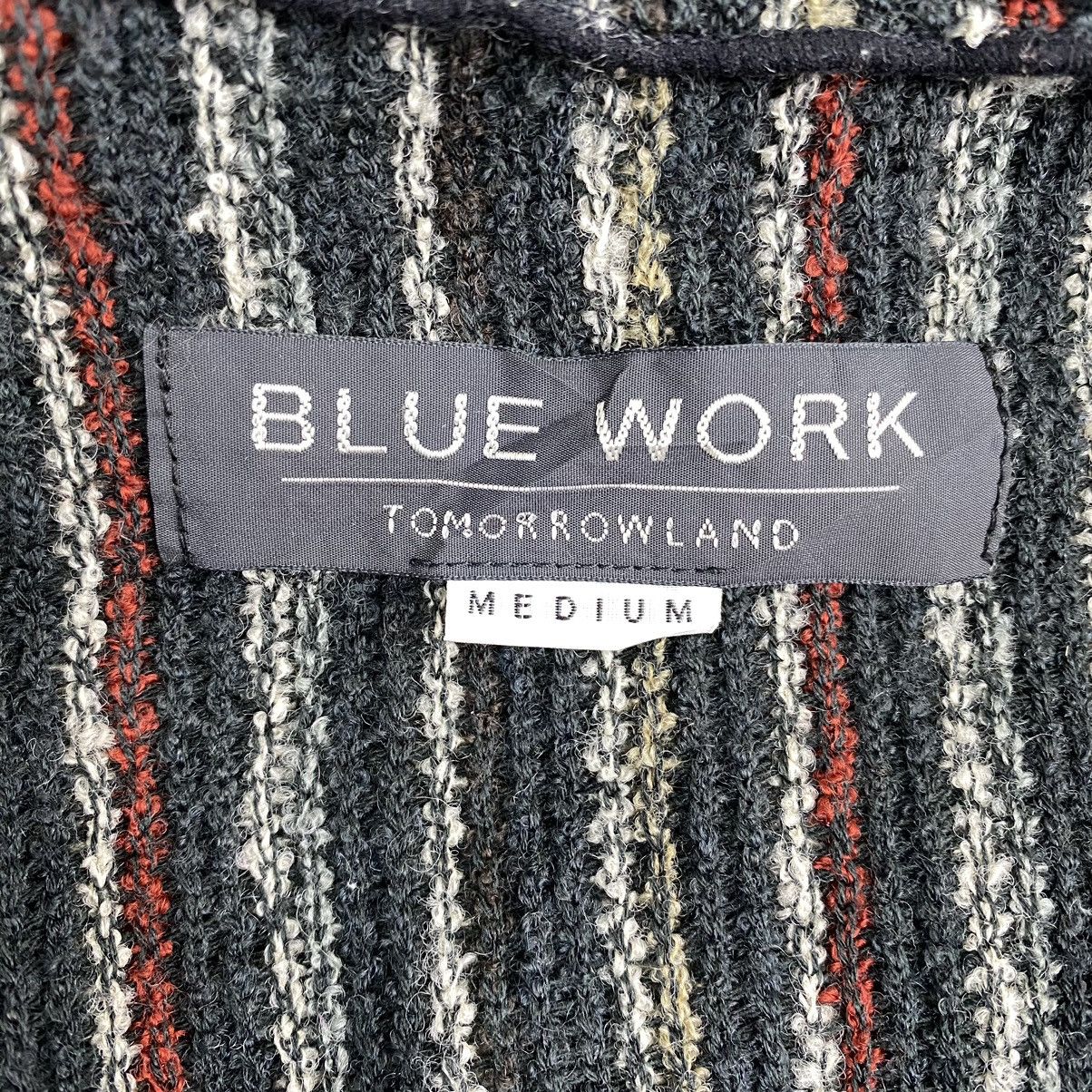 Japanese Brand BLUE WORK TOMORROWLAND Japanese Brand Hickory Hoodie Size US M / EU 48-50 / 2 - 4 Thumbnail