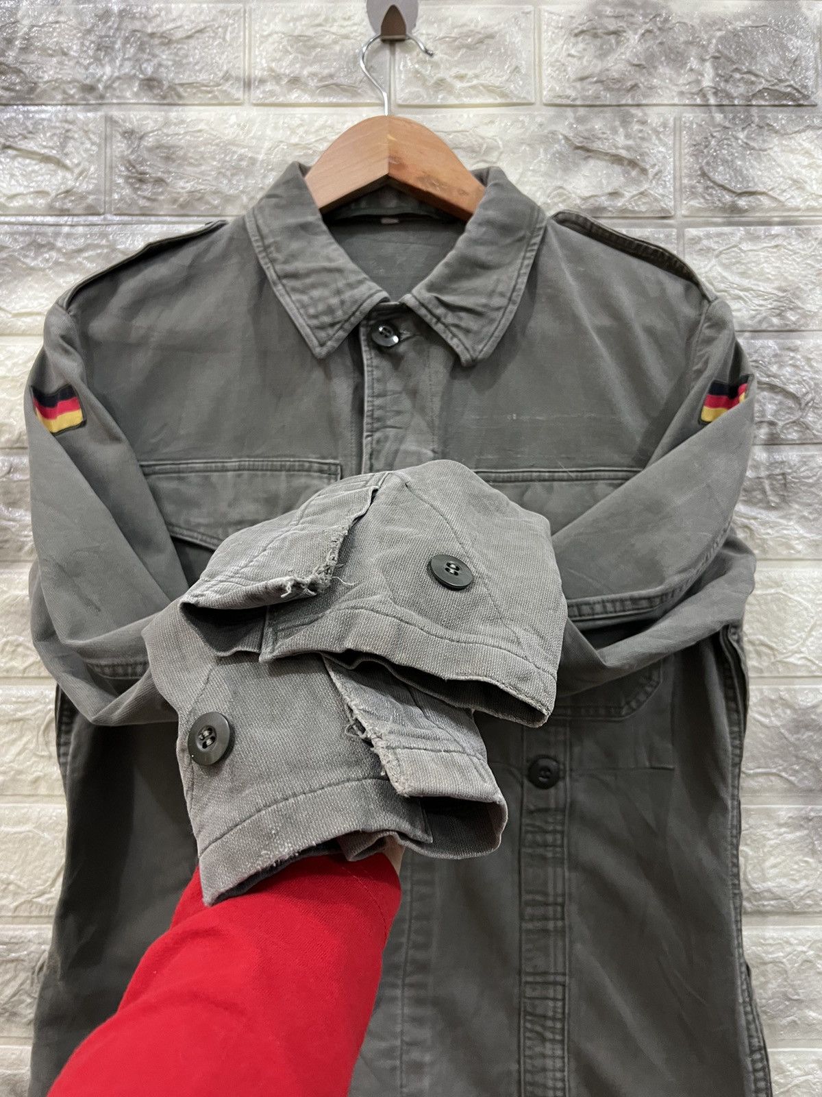 Vintage Vintage Germany Military Jacket Size US S / EU 44-46 / 1 - 9 Thumbnail