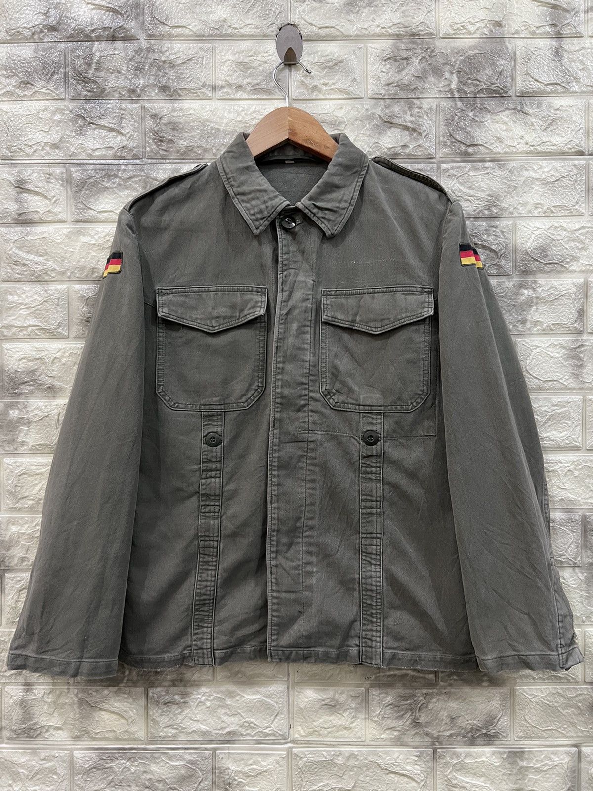 Vintage Vintage Germany Military Jacket Size US S / EU 44-46 / 1 - 3 Thumbnail