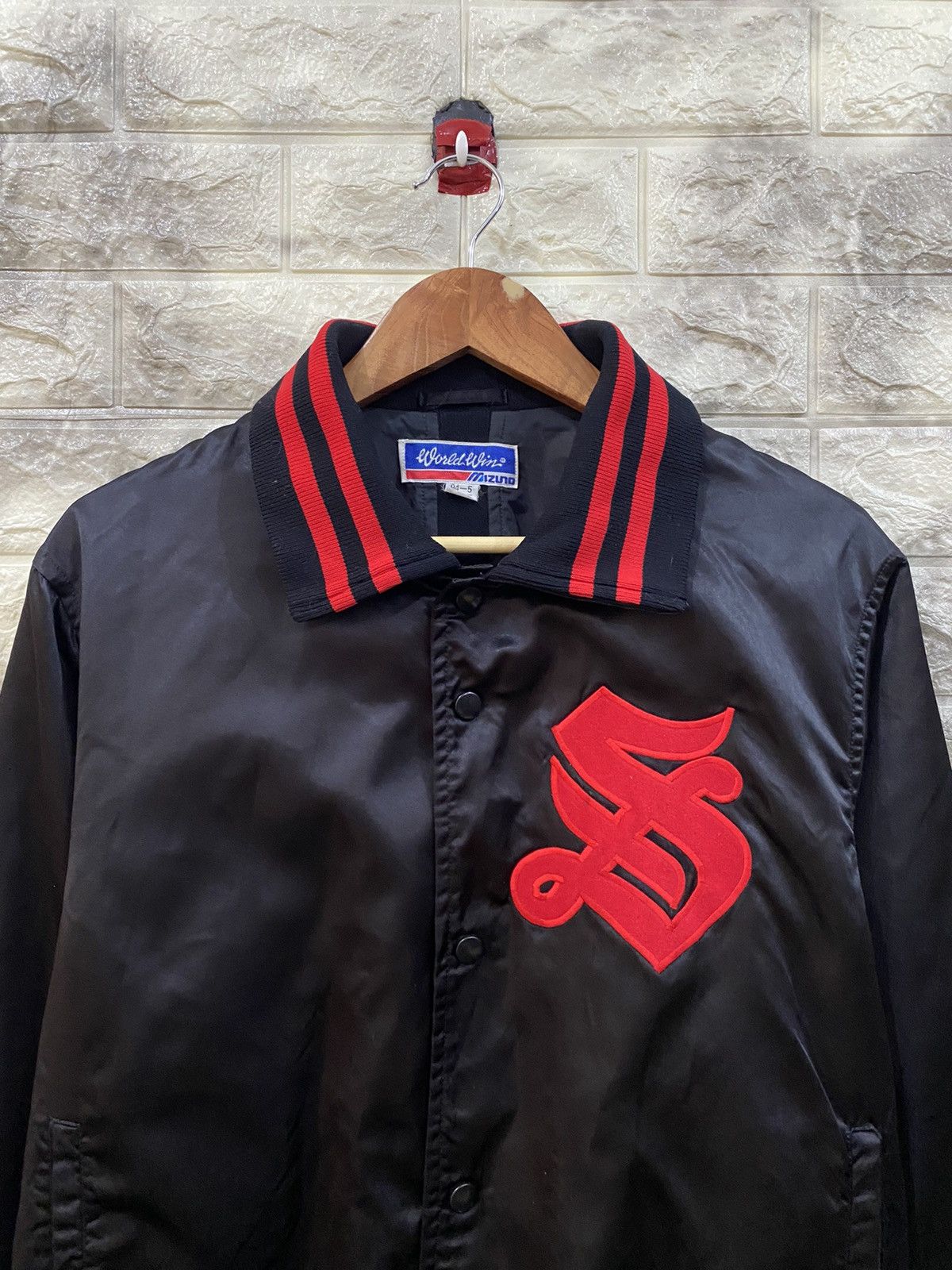 Mizuno × Vintage Vintage Mizuno World Win Varsity Jacket Size US M / EU 48-50 / 2 - 6 Thumbnail