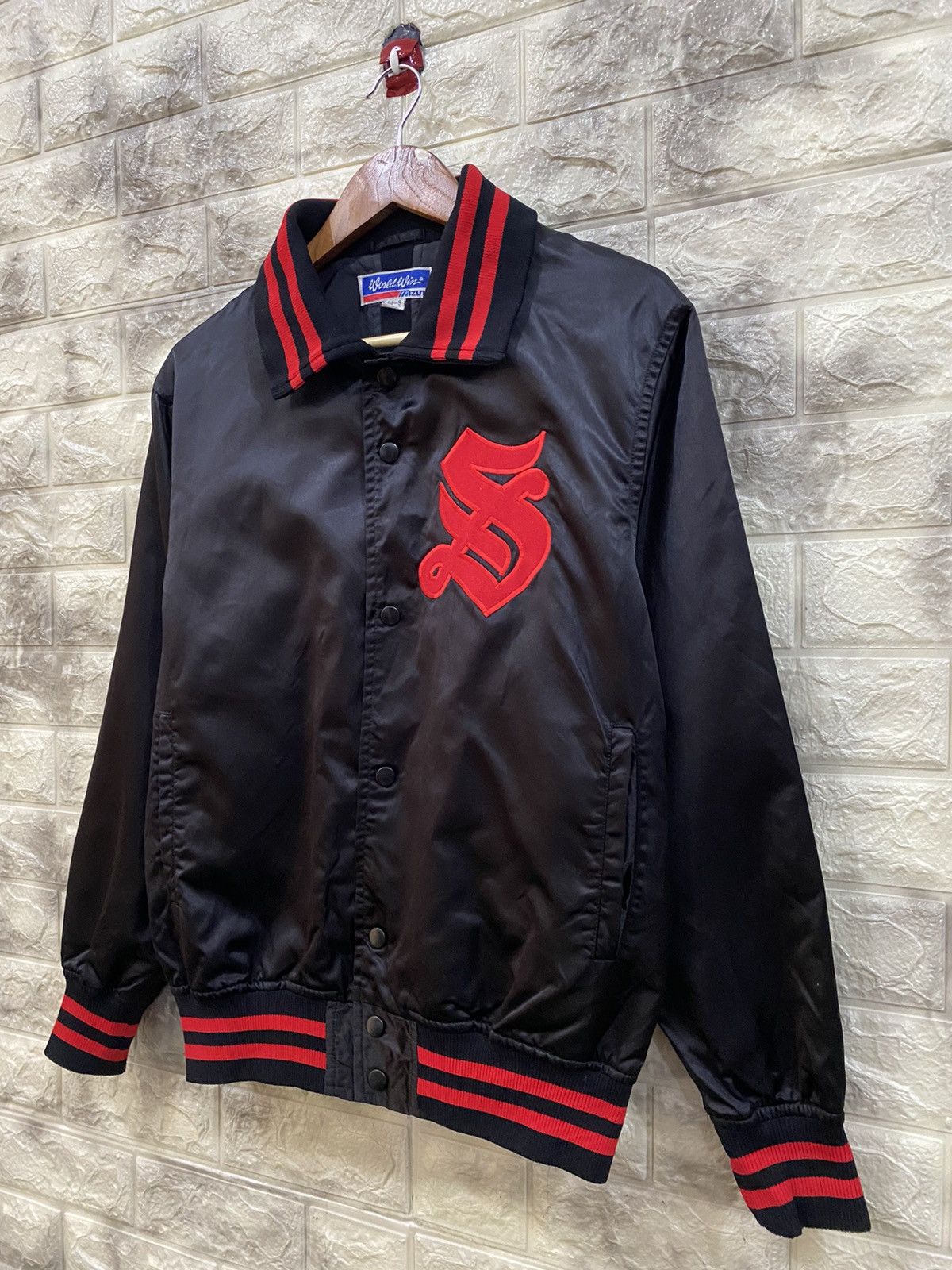 Mizuno × Vintage Vintage Mizuno World Win Varsity Jacket Size US M / EU 48-50 / 2 - 4 Thumbnail