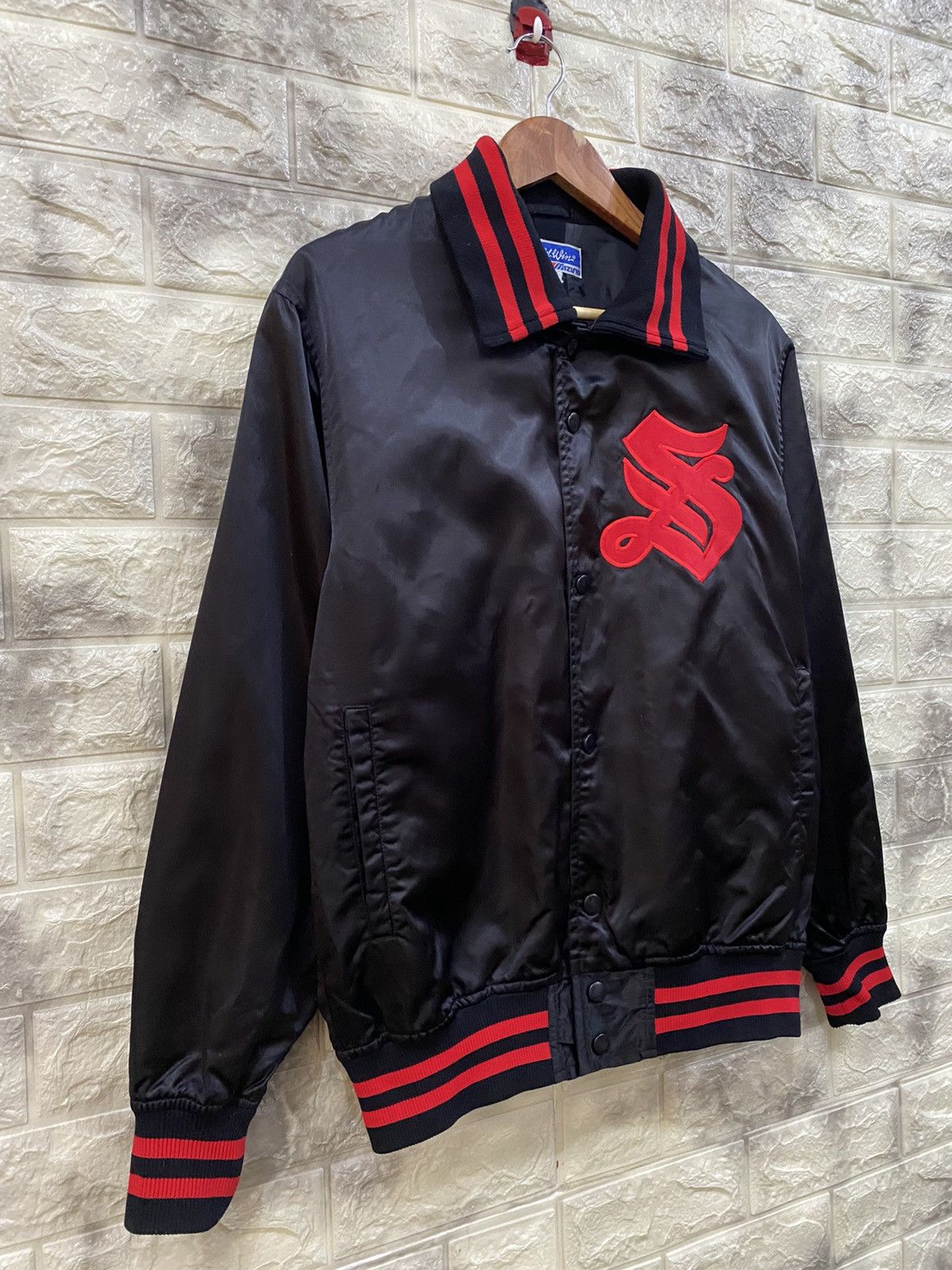 Mizuno × Vintage Vintage Mizuno World Win Varsity Jacket Size US M / EU 48-50 / 2 - 5 Thumbnail