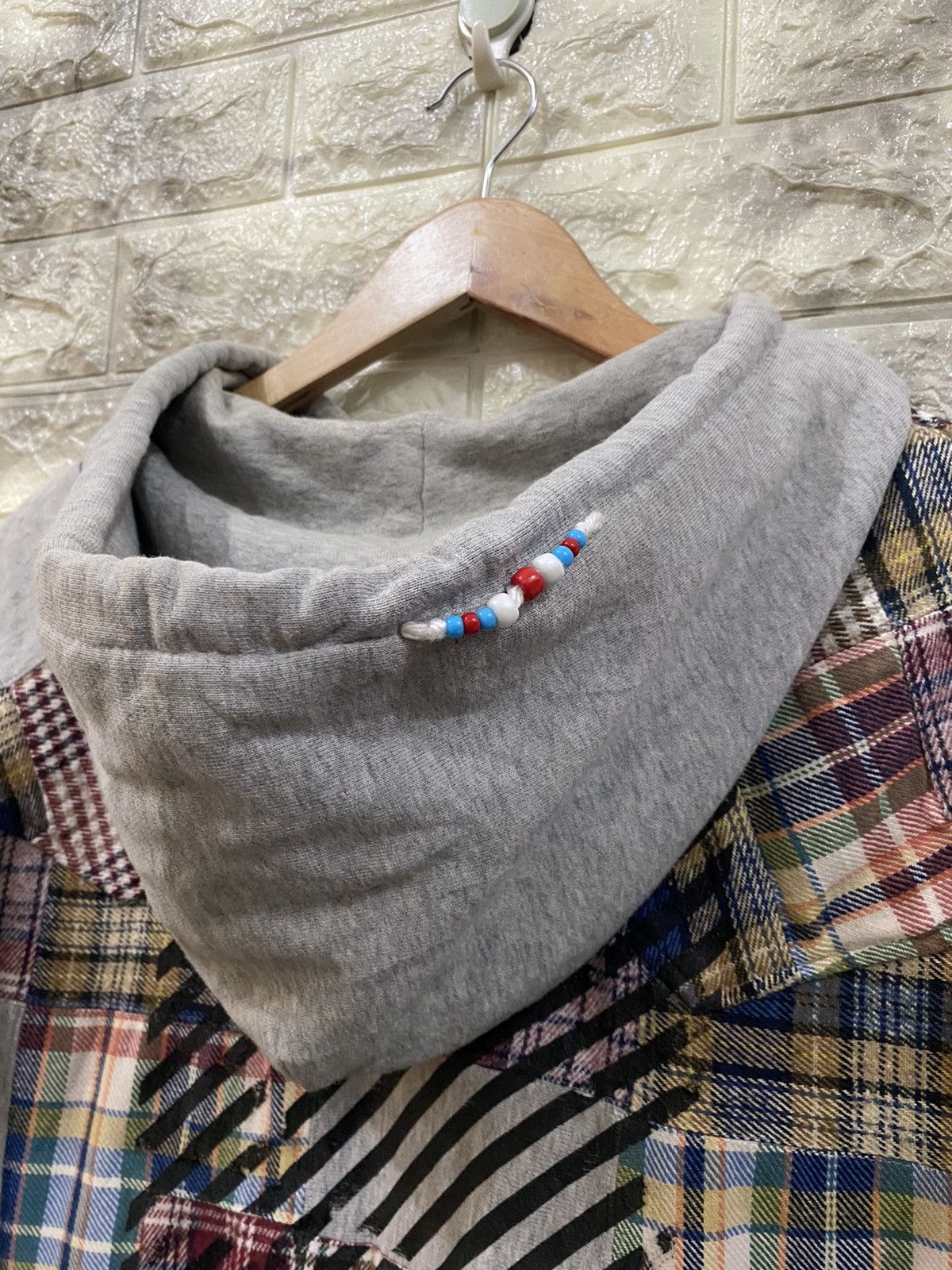 Japanese Brand LUMR Patchwork Sleeveless Hoodies Size US XL / EU 56 / 4 - 9 Thumbnail