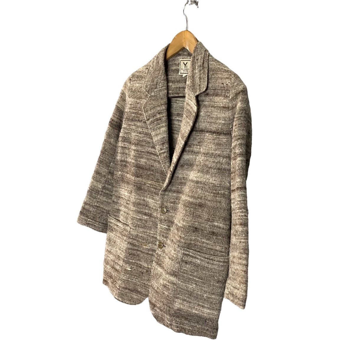 Vintage × Y's for Men Vintage 80s Y's Yohji Yamamoto wool button up jacket Size US S / EU 44-46 / 1 - 4 Thumbnail