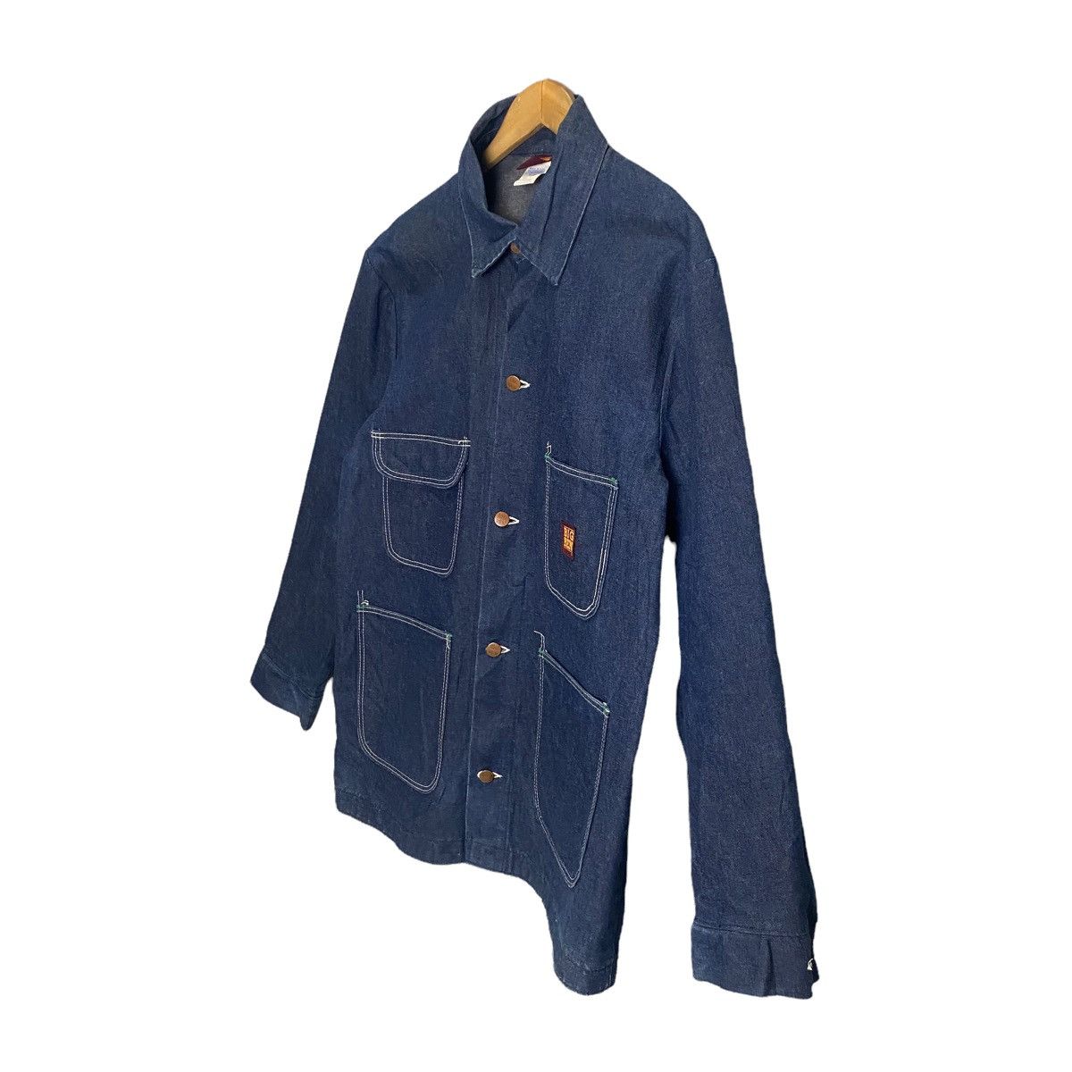 Vintage Vintage 80s Big Ben wrangler indigo chore jacket Size US M / EU 48-50 / 2 - 3 Thumbnail