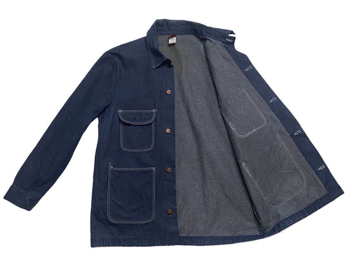 Vintage Vintage 80s Big Ben wrangler indigo chore jacket Size US M / EU 48-50 / 2 - 6 Thumbnail