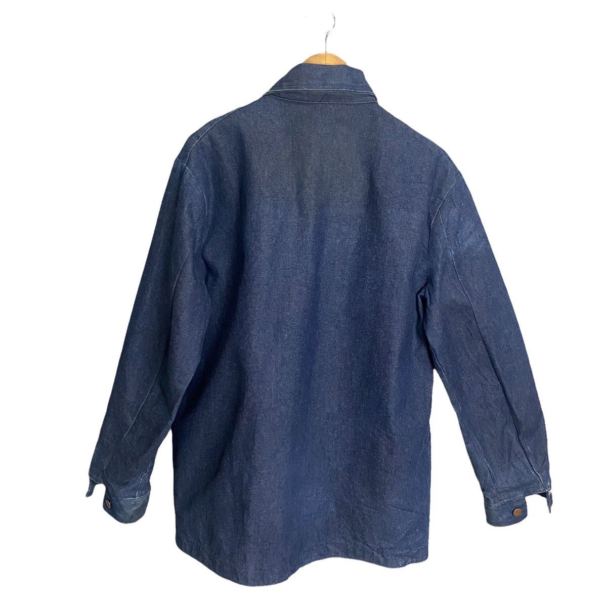 Vintage Vintage 80s Big Ben wrangler indigo chore jacket Size US M / EU 48-50 / 2 - 2 Thumbnail