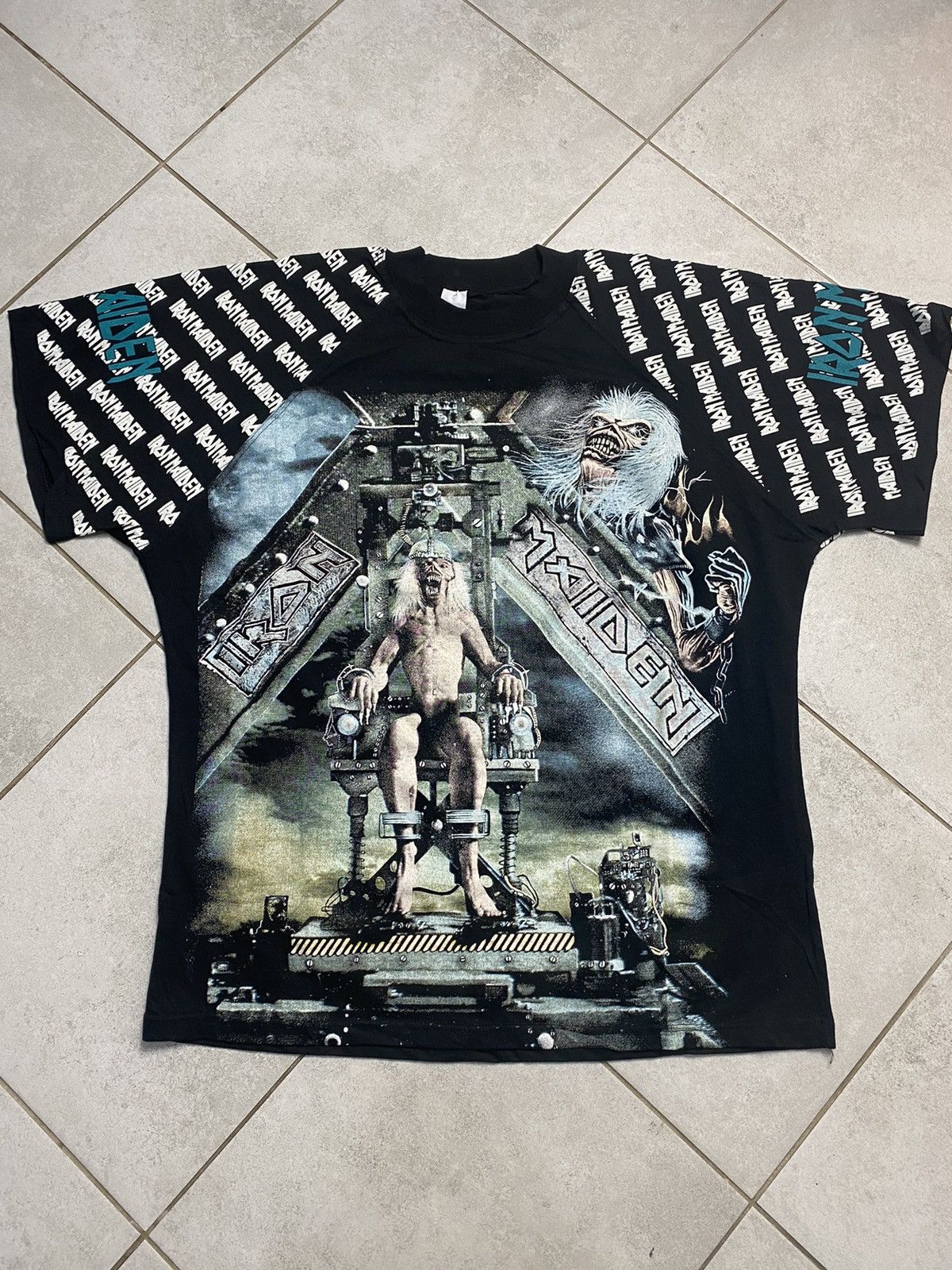 Band Tees Vintage 1995 Iron Maiden X Factor Rock Band Promo Empire Tee Size US XL / EU 56 / 4 - 1 Thumbnail