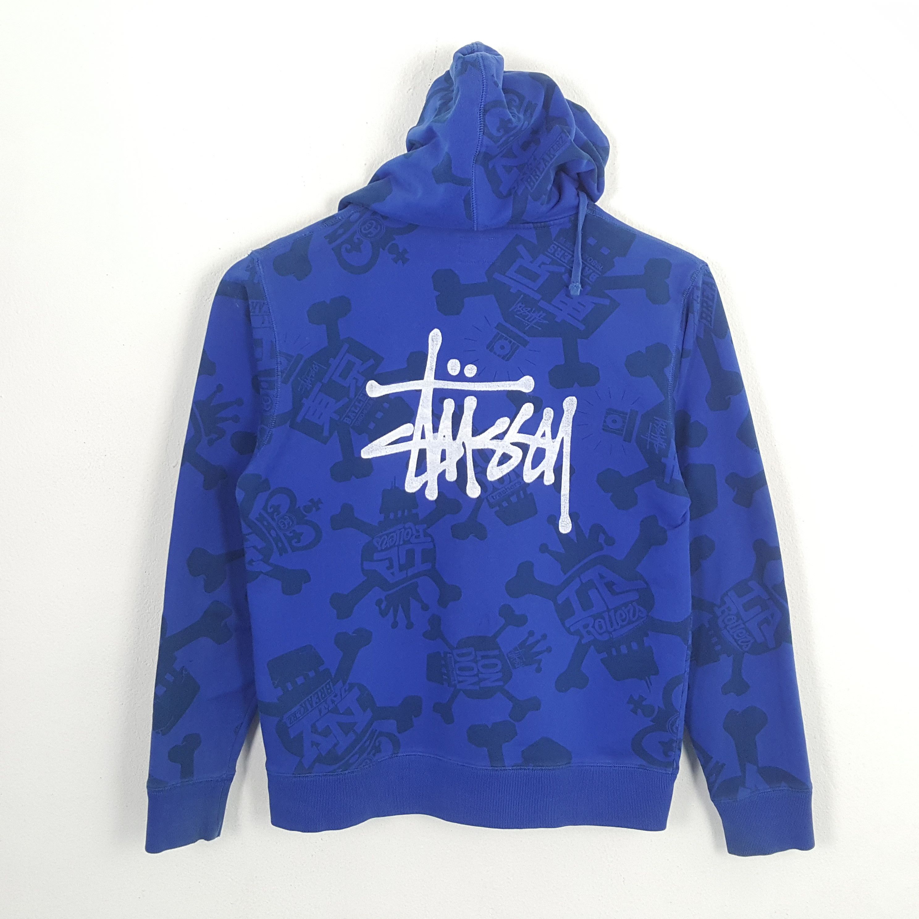 STUSSY Streetwear Custom Big Art Logo Style Zipper Hoodies