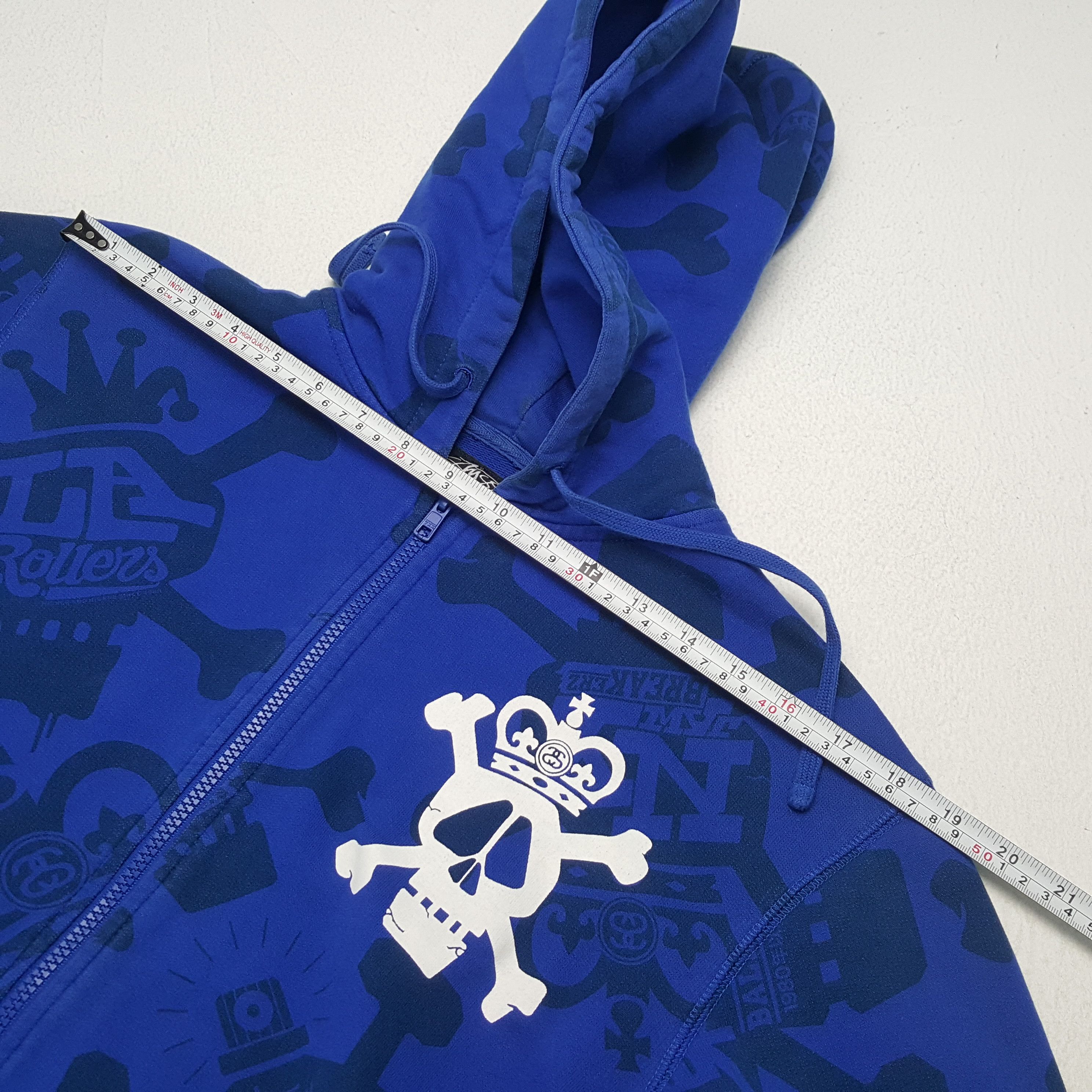 STUSSY Streetwear Custom Big Art Logo Style Zipper Hoodies