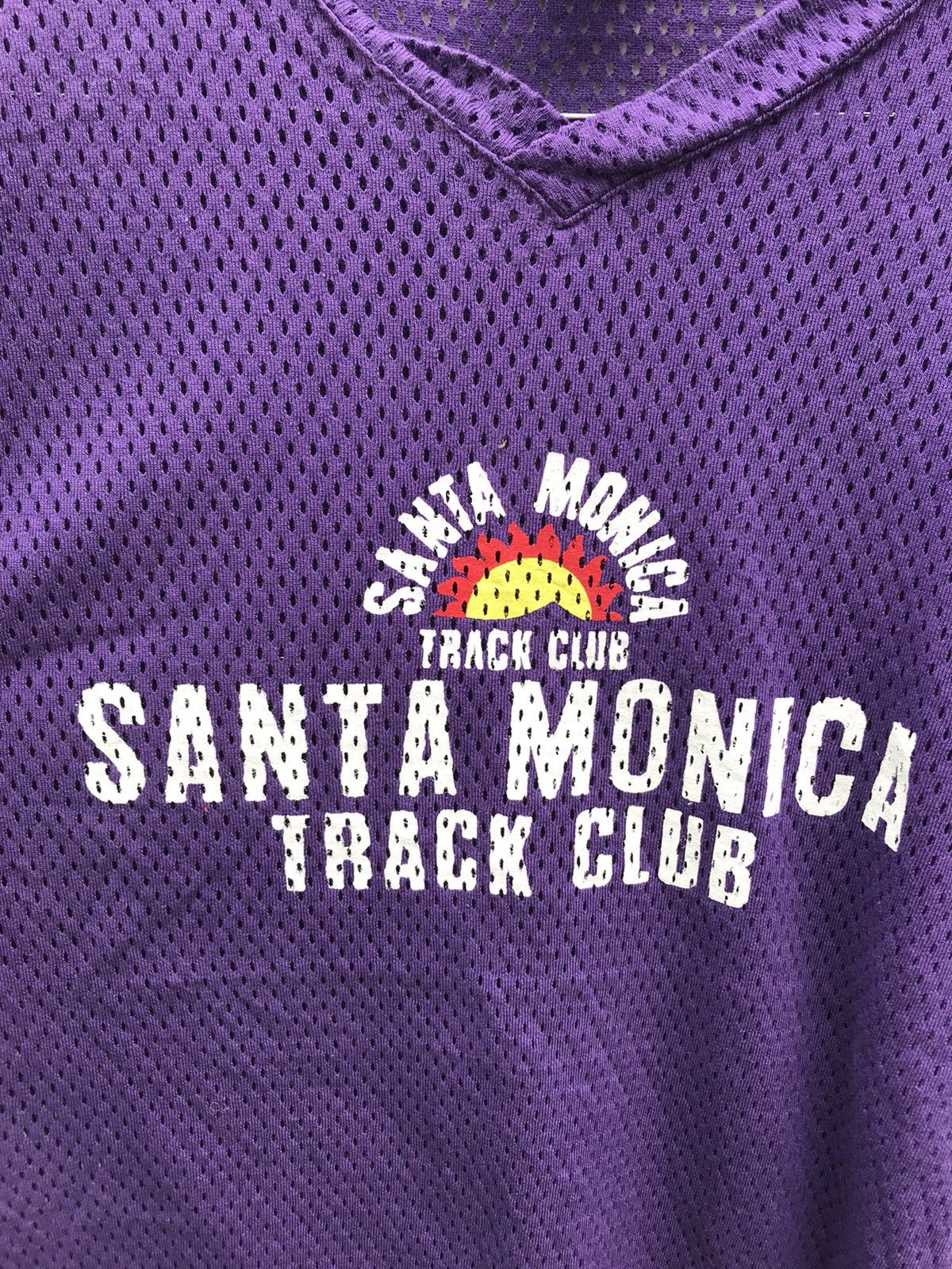 Asics VINTAGE SMTC SANTA MONICA TRACK CLUB MESH T-SHIRT BY ASICS Size US M / EU 48-50 / 2 - 3 Thumbnail