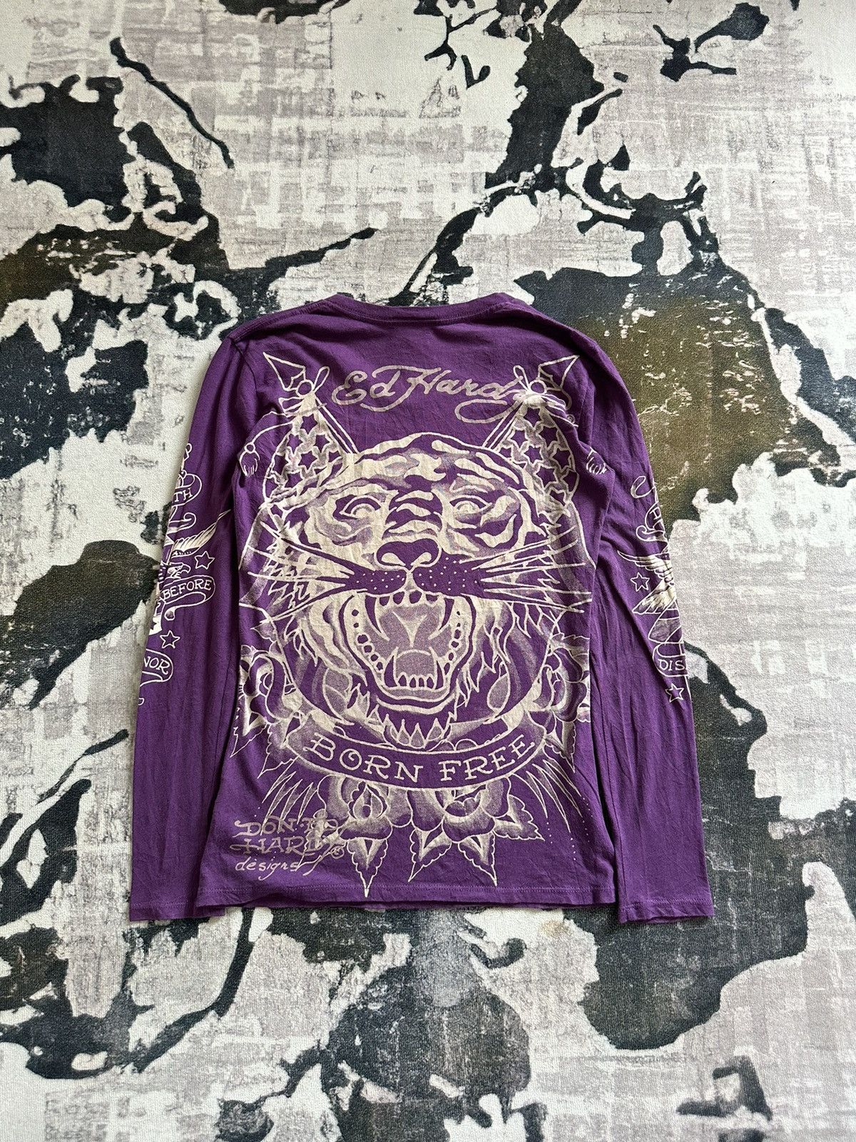 Archive Ed Hardy germ stone long sleeve