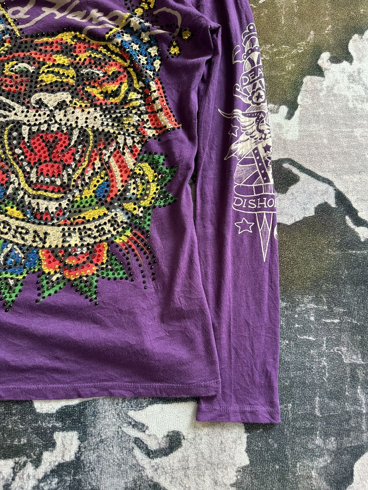 Archive Ed Hardy germ stone long sleeve