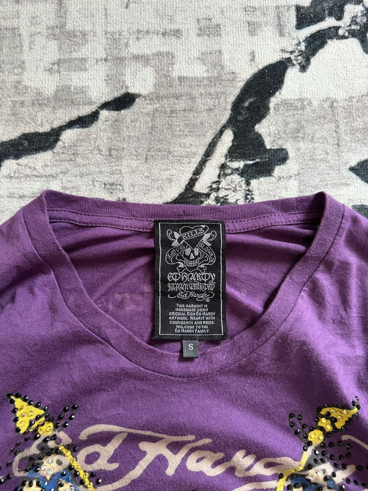 Archive Ed Hardy germ stone long sleeve