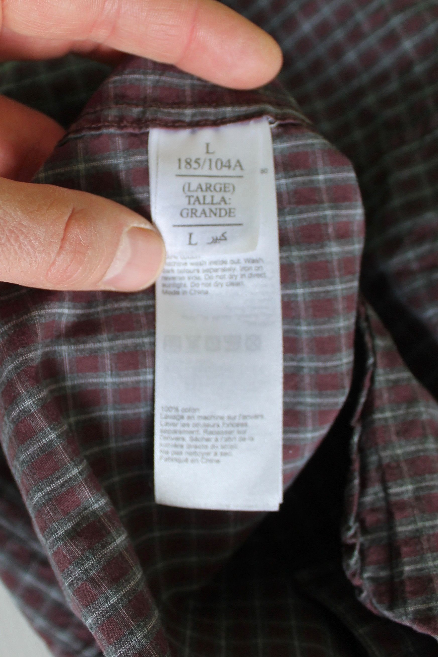 Allsaints ALLSAINTS Murdo all saints Checkered shirt large long sleeve Size US L / EU 52-54 / 3 - 8 Thumbnail