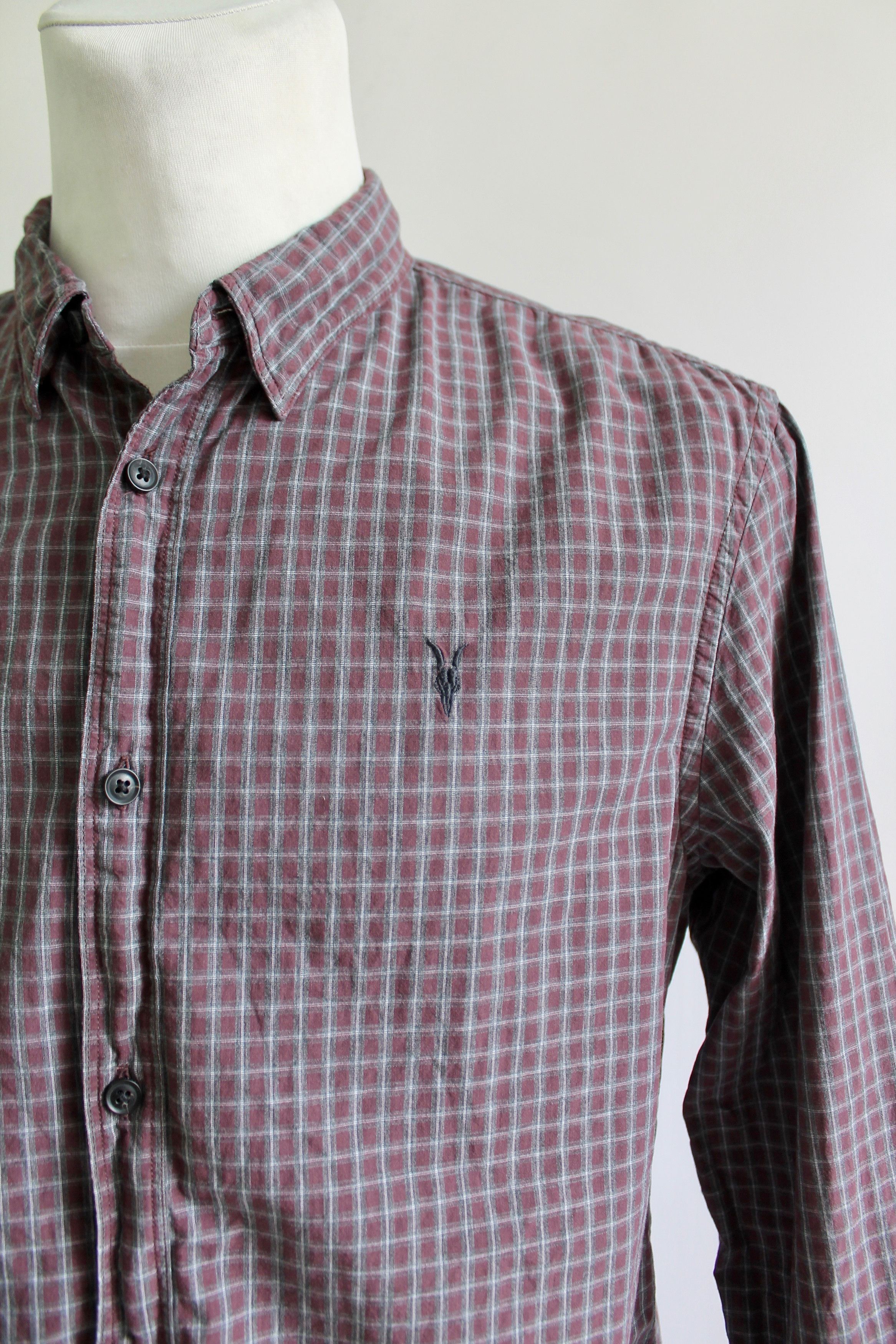 Allsaints ALLSAINTS Murdo all saints Checkered shirt large long sleeve Size US L / EU 52-54 / 3 - 2 Thumbnail