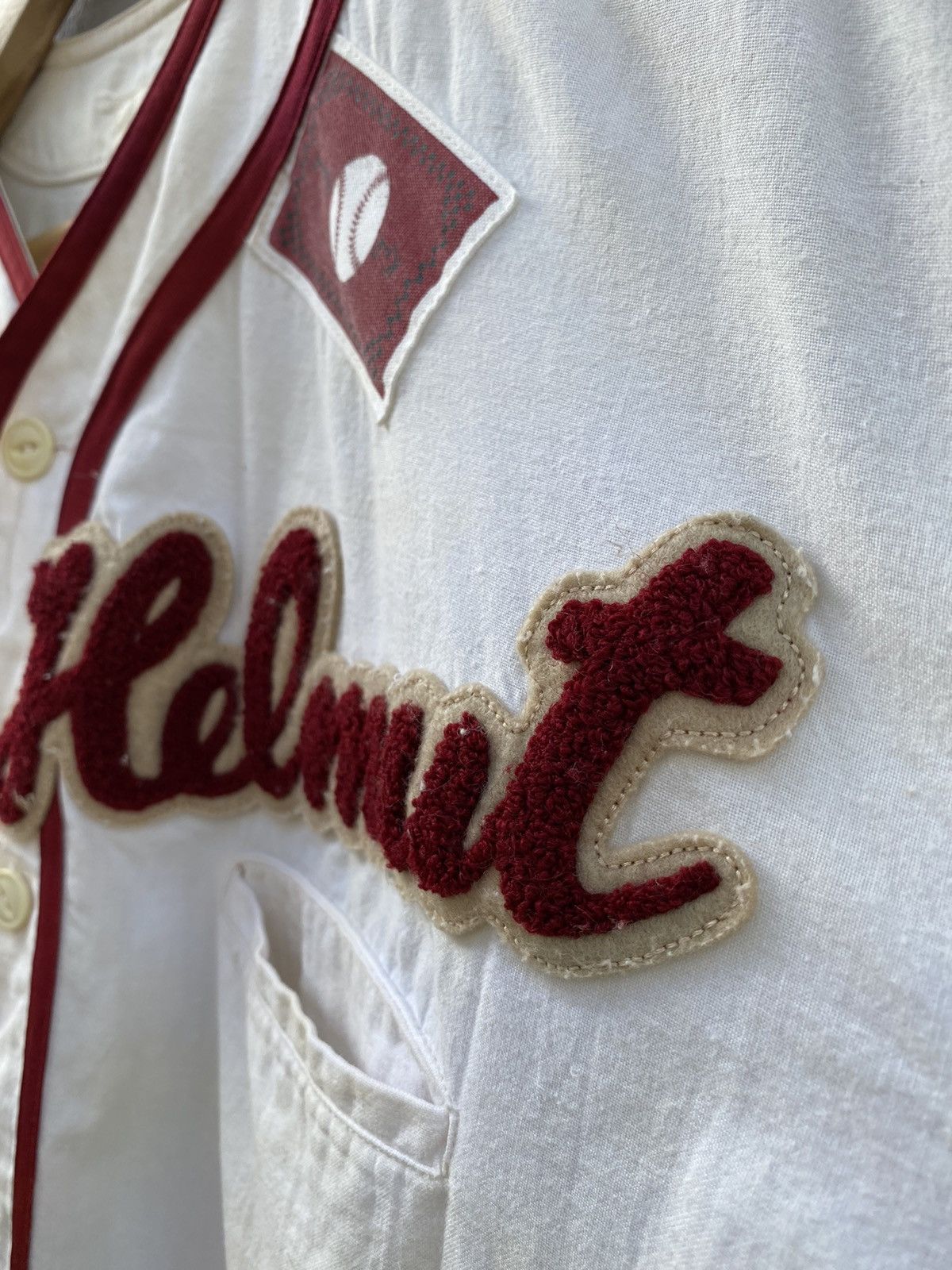 Japanese Brand 💥RARE💥 Vintage 90s KARL HELMUT Patches Baseball XL Shirt Size US XL / EU 56 / 4 - 6 Thumbnail
