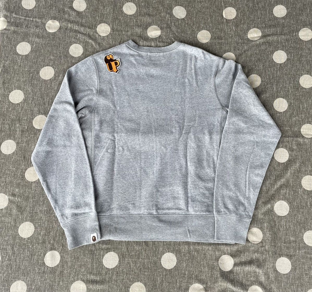 Bape Bape Embroidered Ape Head Logo Crewneck Size US M / EU 48-50 / 2 - 11 Thumbnail