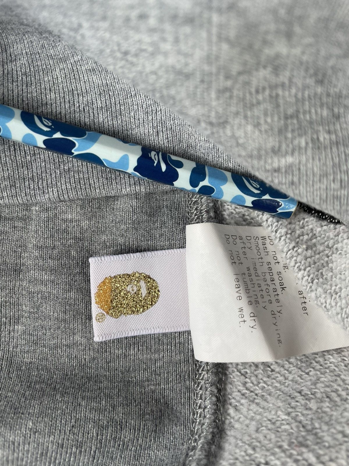 Bape Bape Embroidered Ape Head Logo Crewneck Size US M / EU 48-50 / 2 - 10 Thumbnail
