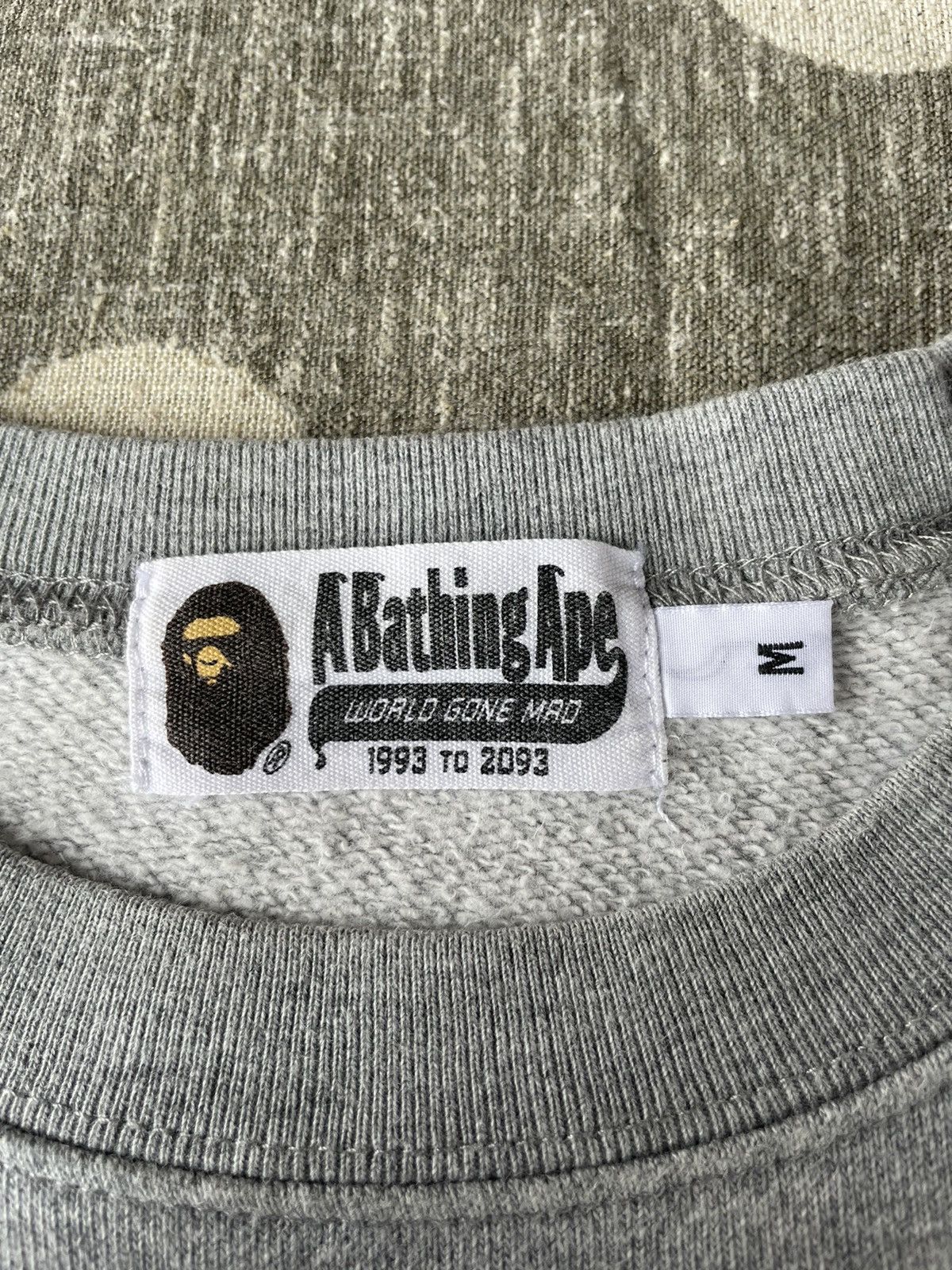 Bape Bape Embroidered Ape Head Logo Crewneck Size US M / EU 48-50 / 2 - 7 Thumbnail