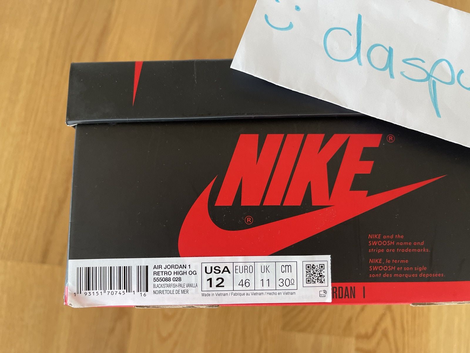 Jordan Brand Nike Air Jordan 1 Retro High OG Size US 12 / EU 45 - 15 Thumbnail
