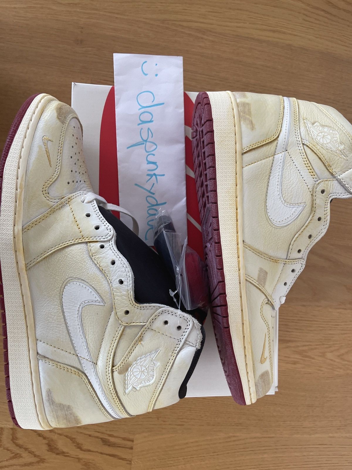 Jordan Brand Nike Air Jordan Hi OG NRG (Nigel Sylvester) Size US 12 / EU 45 - 4 Thumbnail