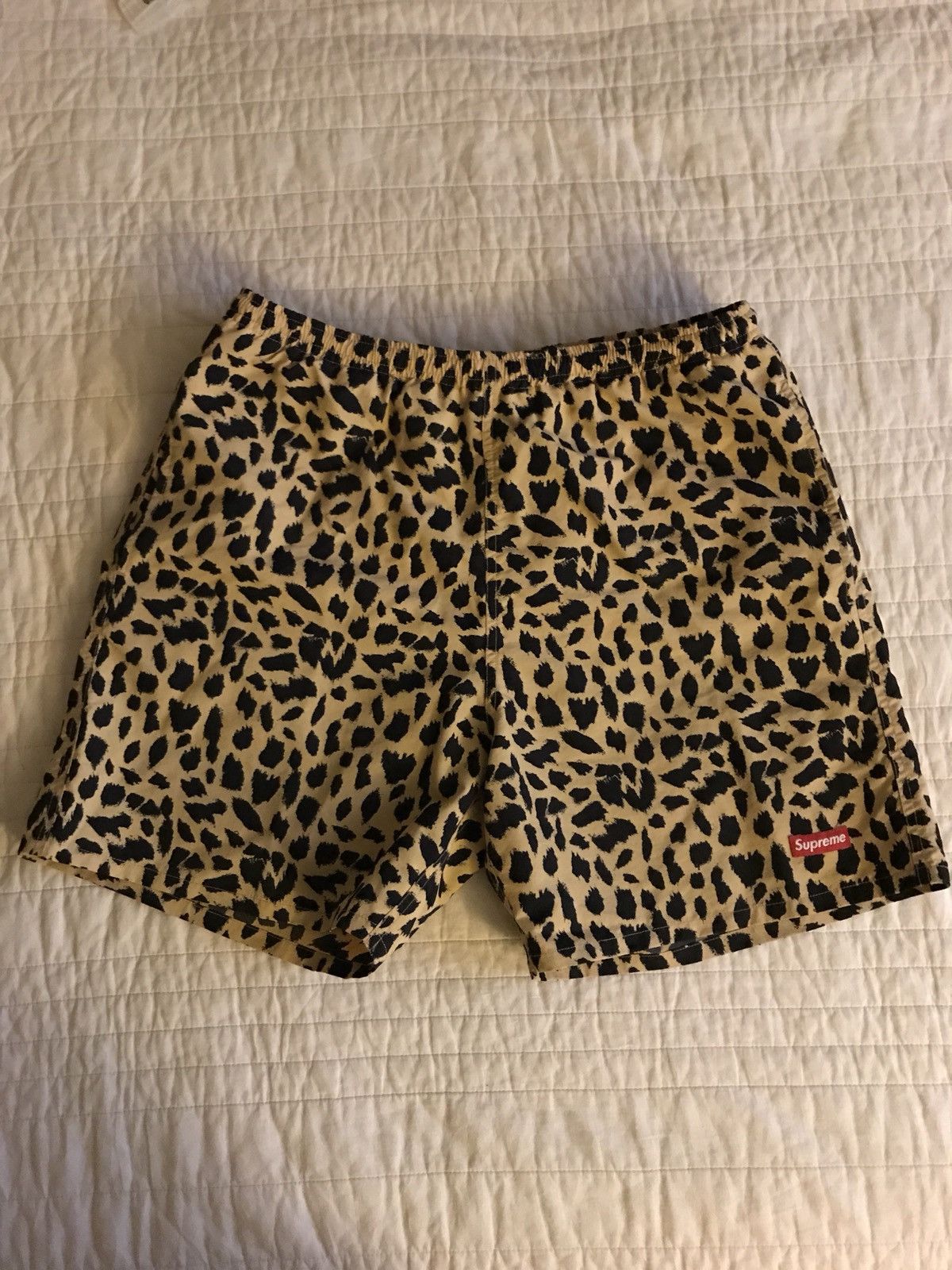 Supreme Cheetah Water Shorts Grailed