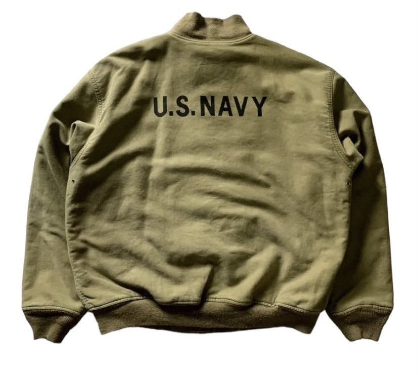 Hysteric Glamour × Japanese Brand × Vintage US Navy Tanker jacket by HOUSTON inc Size US L / EU 52-54 / 3 - 2 Thumbnail
