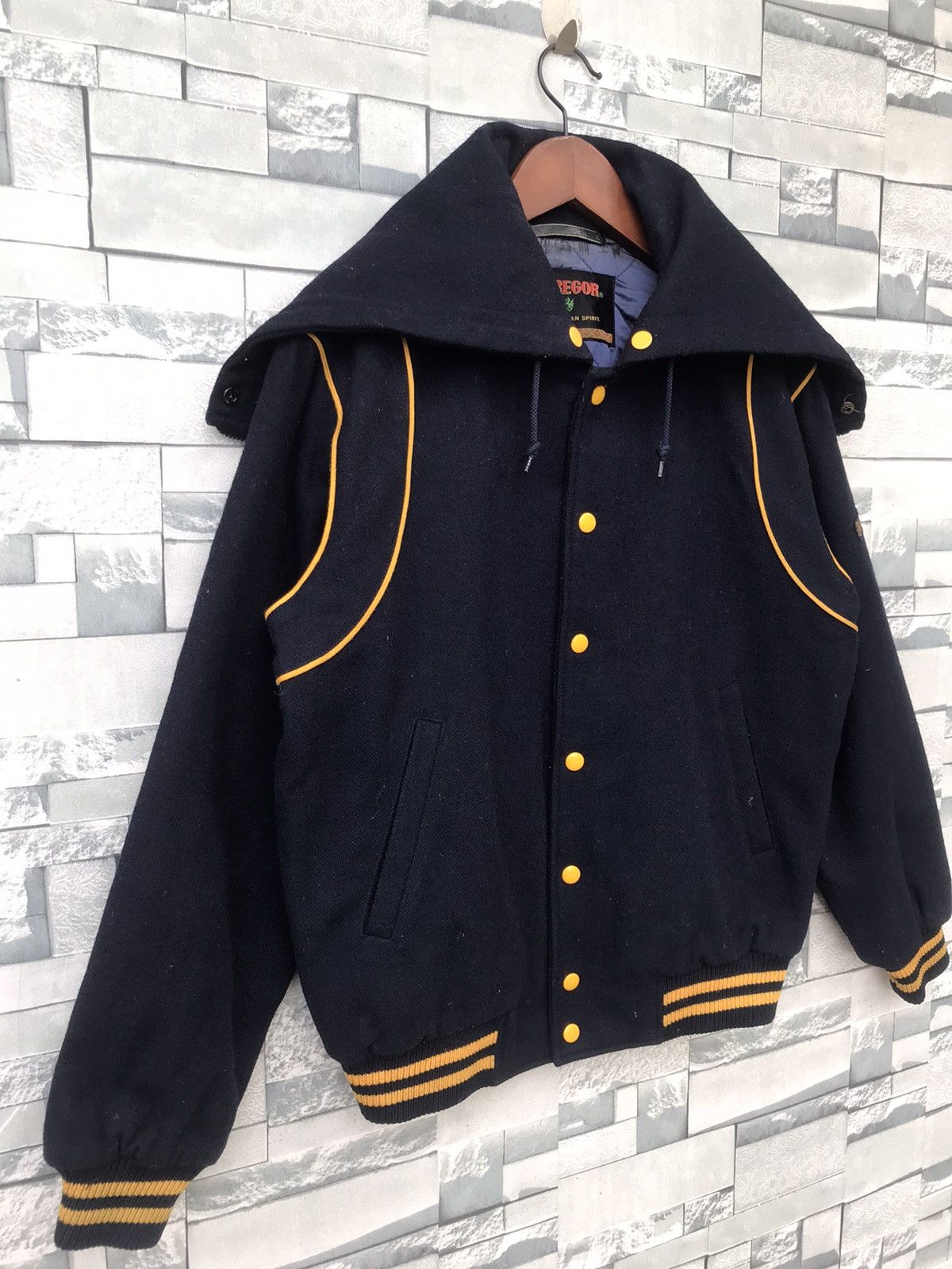 Japanese Brand Vintage Mcgregor Hooded Varsity Jacket Size US M / EU 48-50 / 2 - 6 Thumbnail