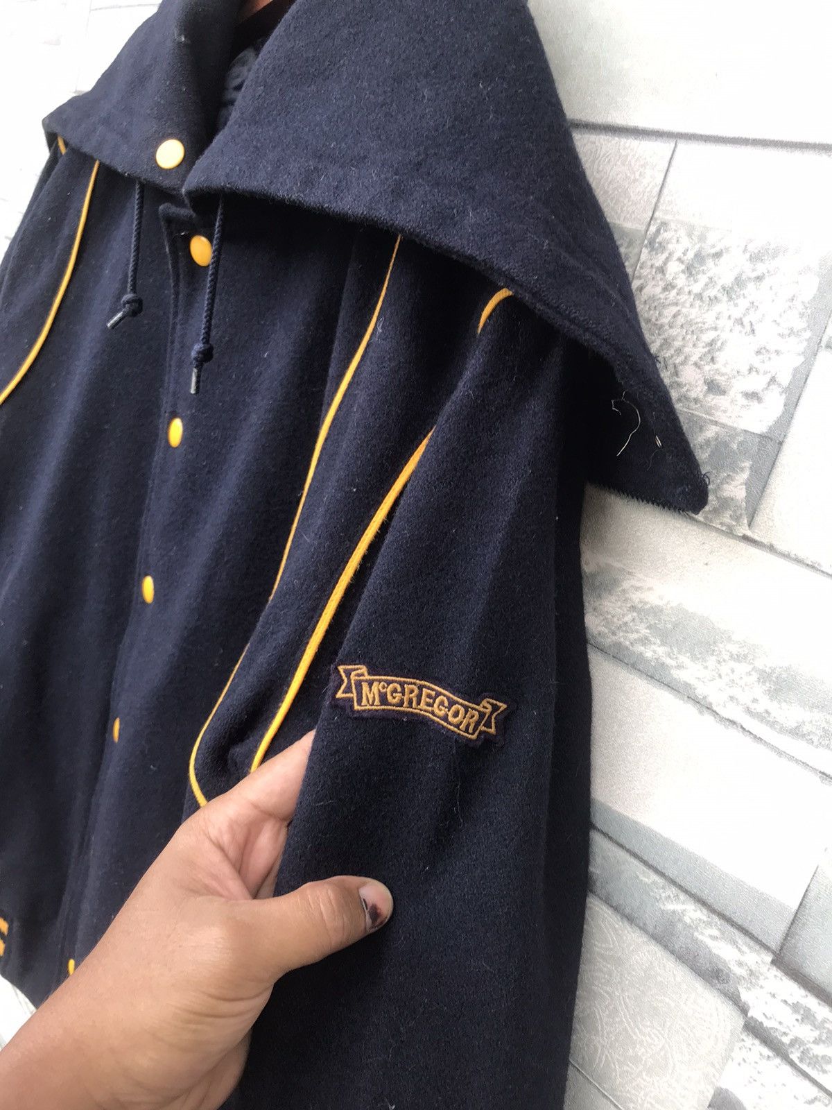 Japanese Brand Vintage Mcgregor Hooded Varsity Jacket Size US M / EU 48-50 / 2 - 5 Thumbnail