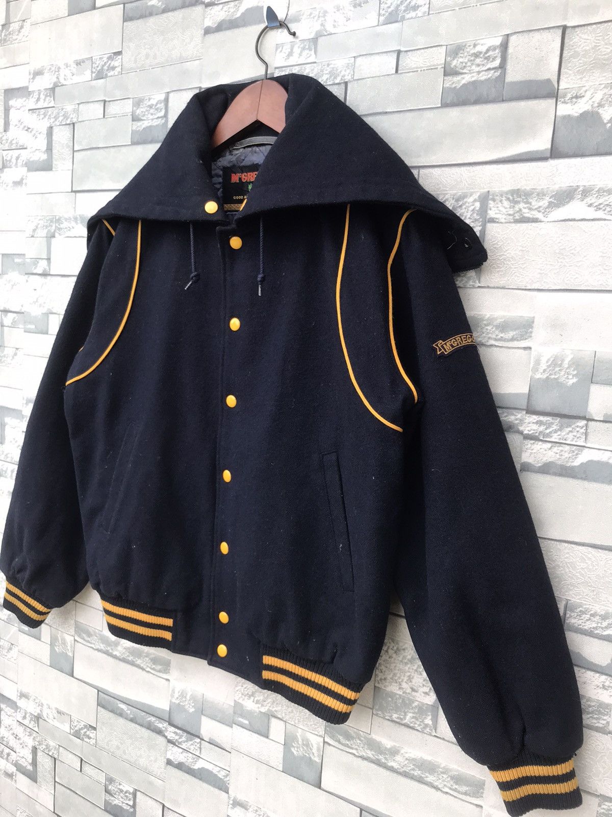 Japanese Brand Vintage Mcgregor Hooded Varsity Jacket Size US M / EU 48-50 / 2 - 7 Thumbnail