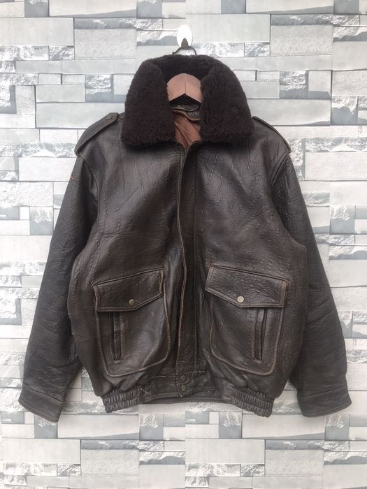 Vintage Japanese Leather Jacket | Grailed