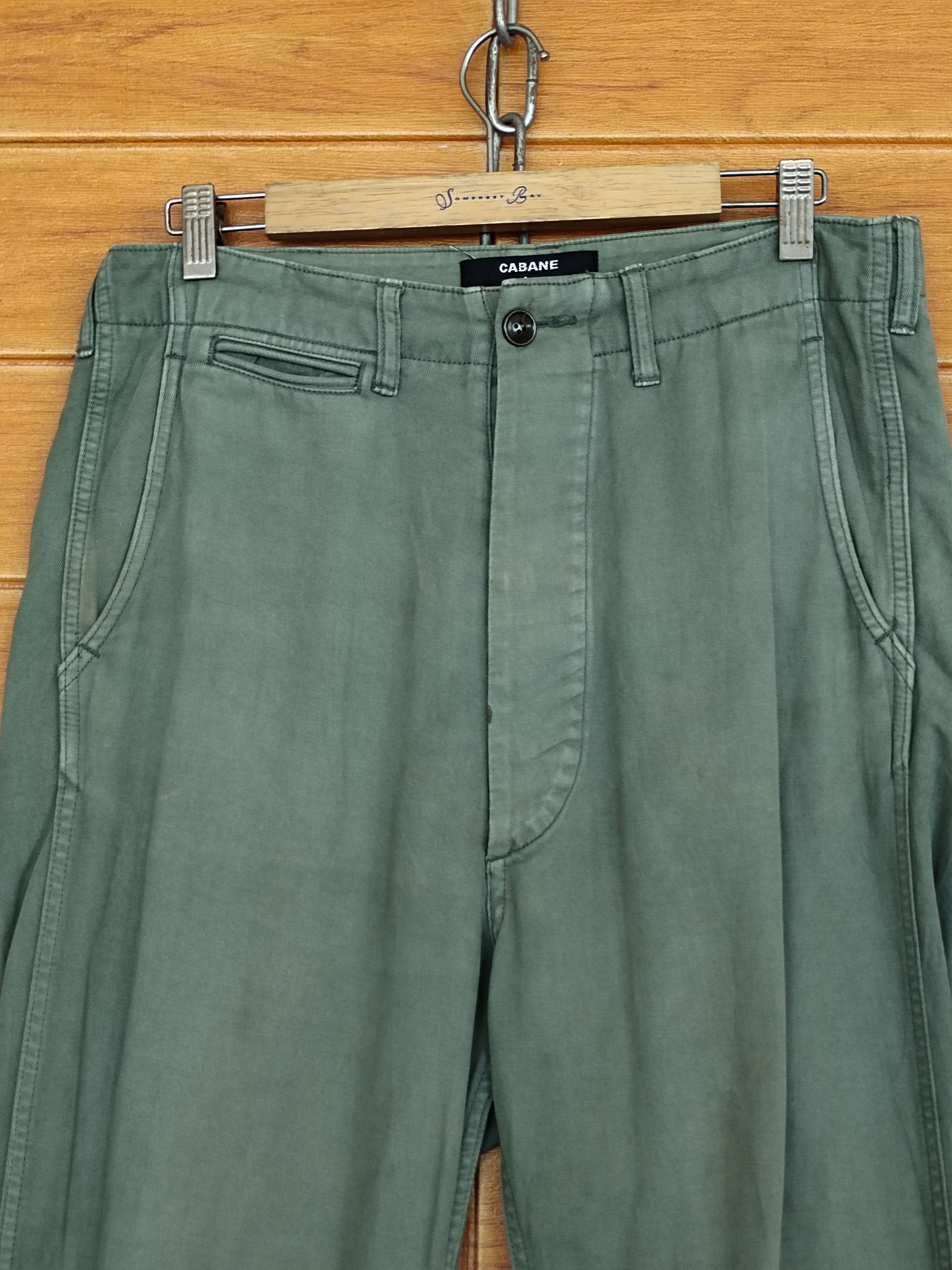 CABANE de ZUCCa 🇯🇵 SS2012 Cabane De Zucca Type Zu-21 Cz-22 OG Army Size US 31 - 2 Thumbnail