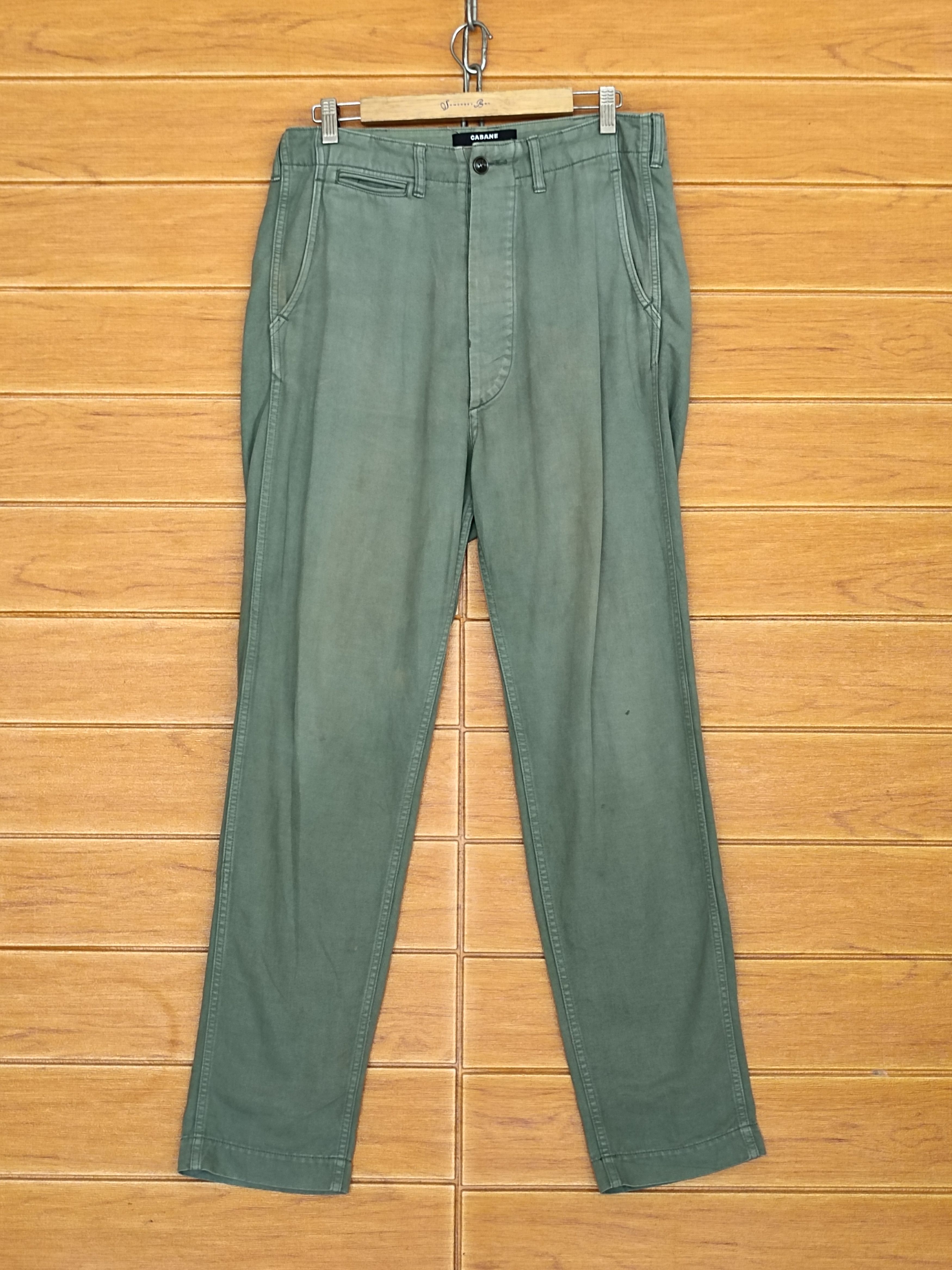 CABANE de ZUCCa 🇯🇵 SS2012 Cabane De Zucca Type Zu-21 Cz-22 OG Army Size US 31 - 1 Thumbnail
