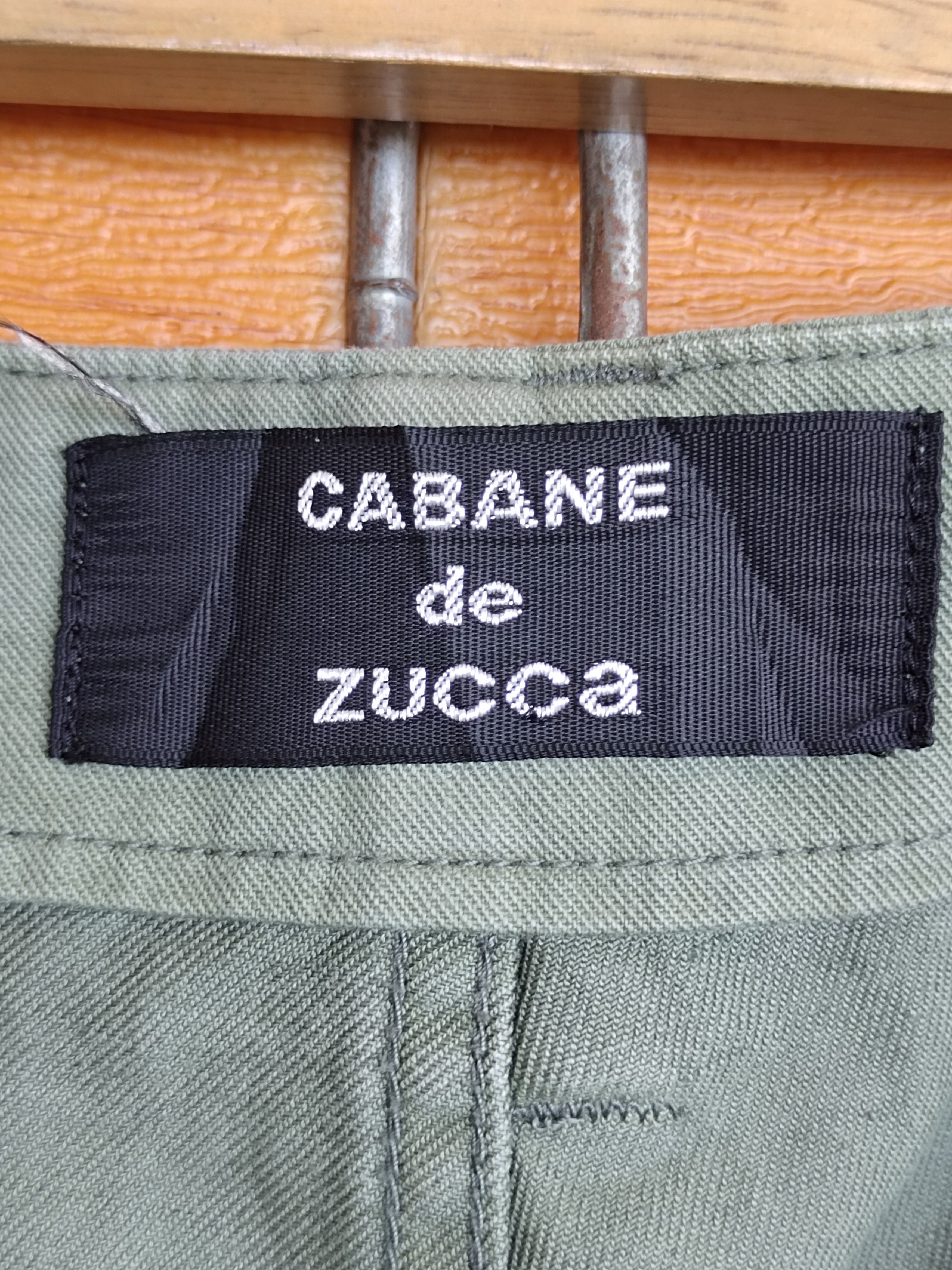 CABANE de ZUCCa 🇯🇵 SS2012 Cabane De Zucca Type Zu-21 Cz-22 OG Army Size US 31 - 12 Thumbnail