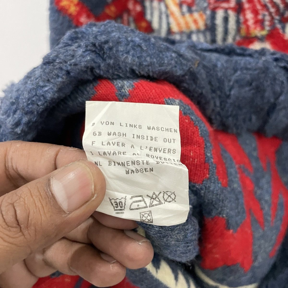 Other Vintage 90s Chewan Art Fleece Jacket Size US L / EU 52-54 / 3 - 7 Thumbnail