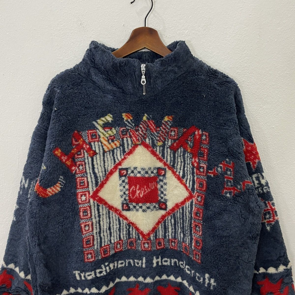 Other Vintage 90s Chewan Art Fleece Jacket Size US L / EU 52-54 / 3 - 4 Thumbnail