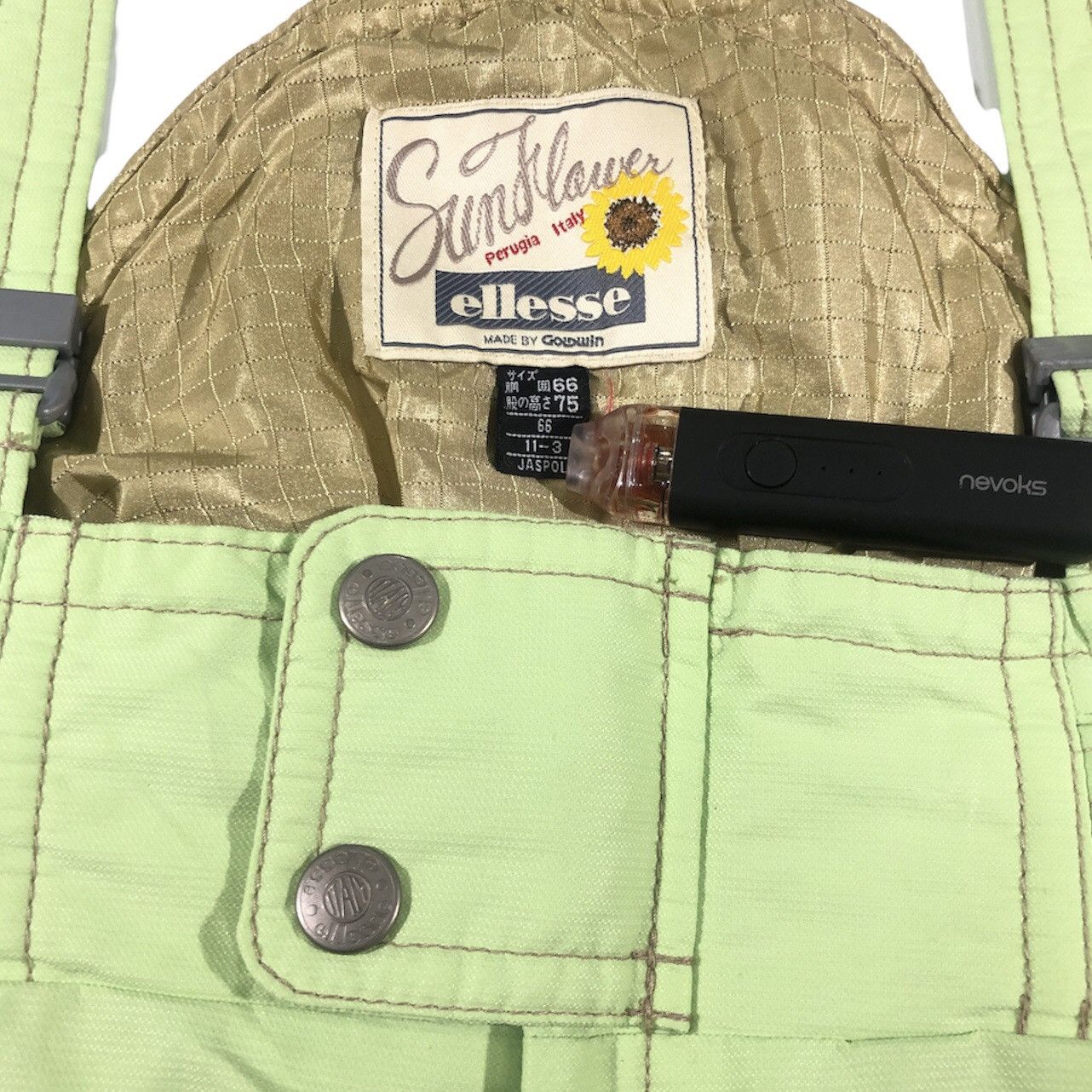 Ellesse × Goldwin Vintage Ellesse Ski Pants Jumpsuit Overall Size US 29 - 5 Thumbnail