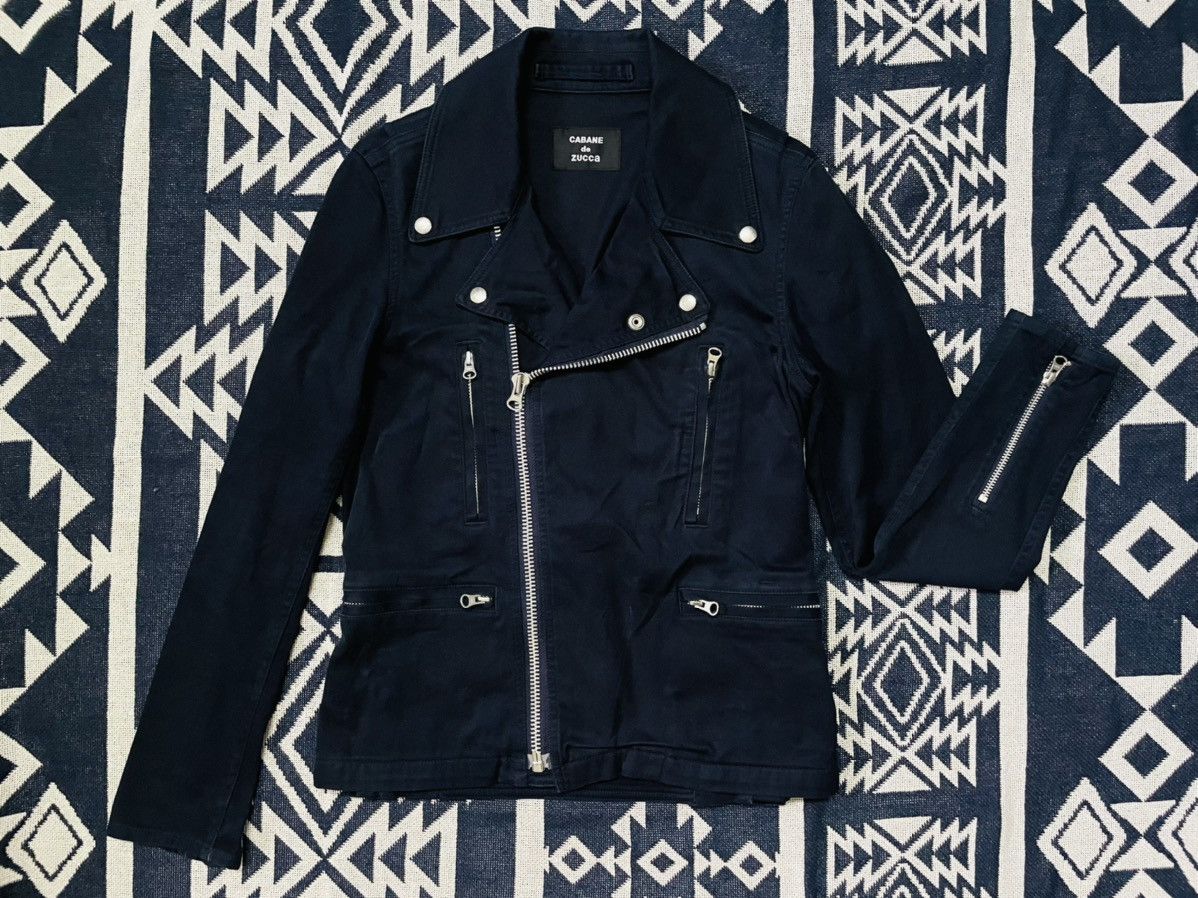 CABANE de ZUCCa 🔥BEST OFFER🔥Vintage Cabane De Zucca Double Collar Jacket Size US S / EU 44-46 / 1 - 1 Thumbnail