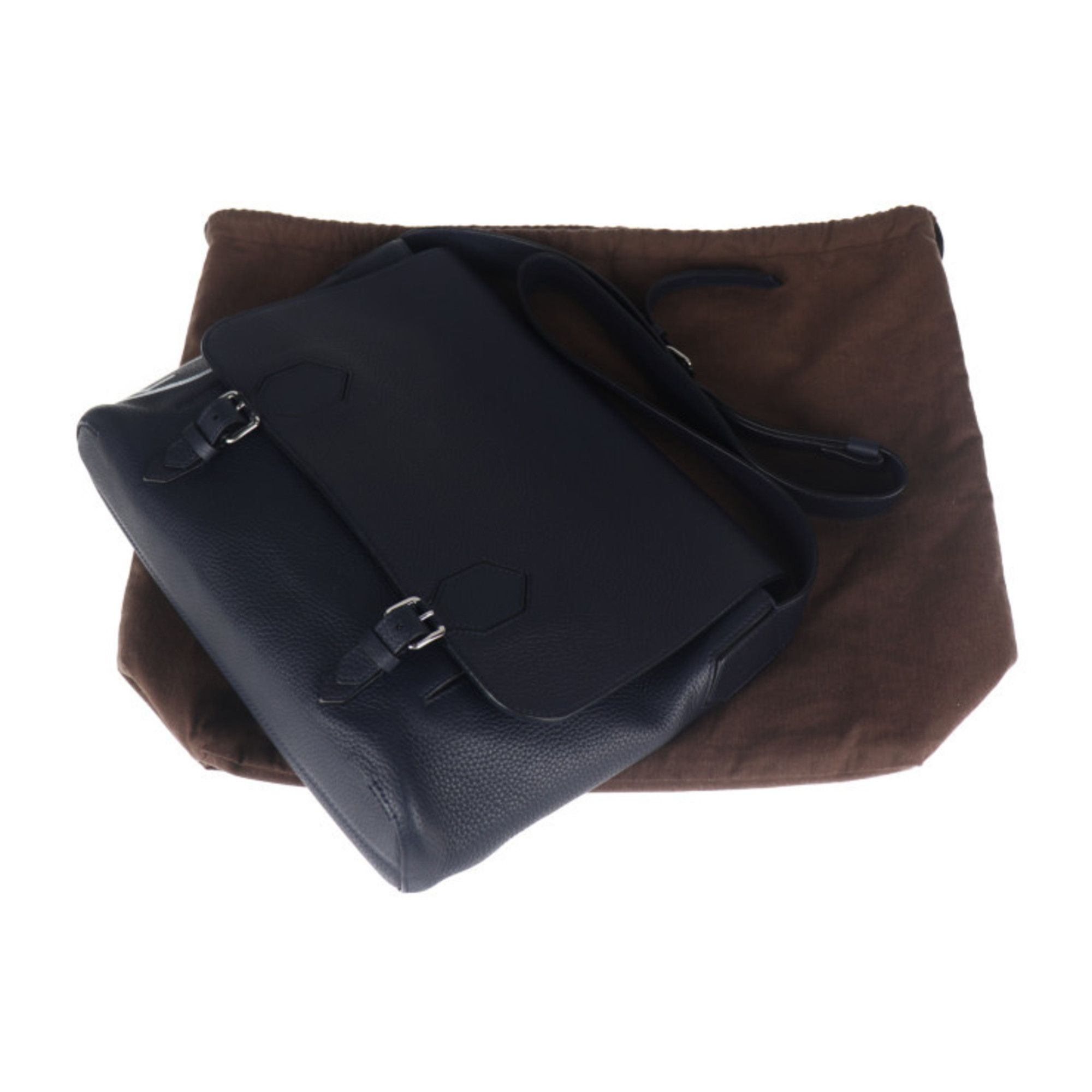 Louis Vuitton East Side Shoulder Bag M53465 Taurillon Leather Navy Messenger