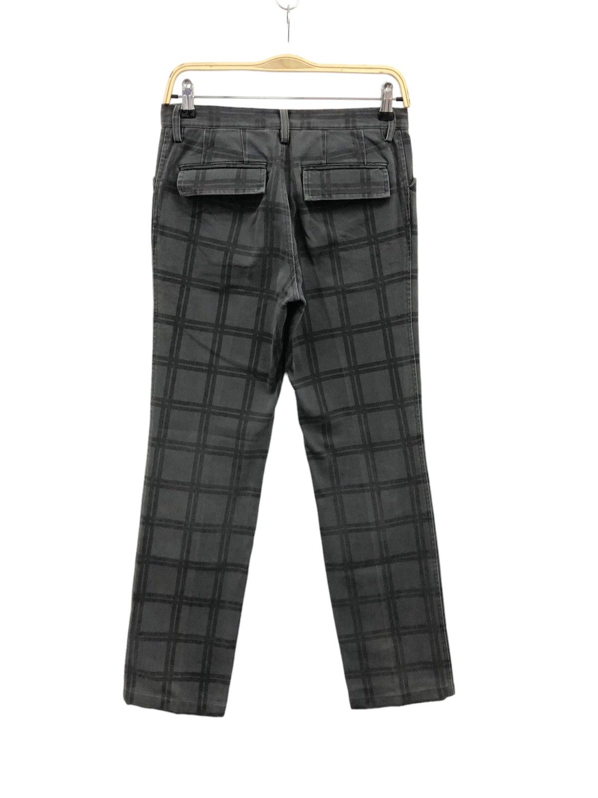 Boycott Late 90's Boycott plaid grey micro-cord denim pants Size US 29 - 10 Thumbnail