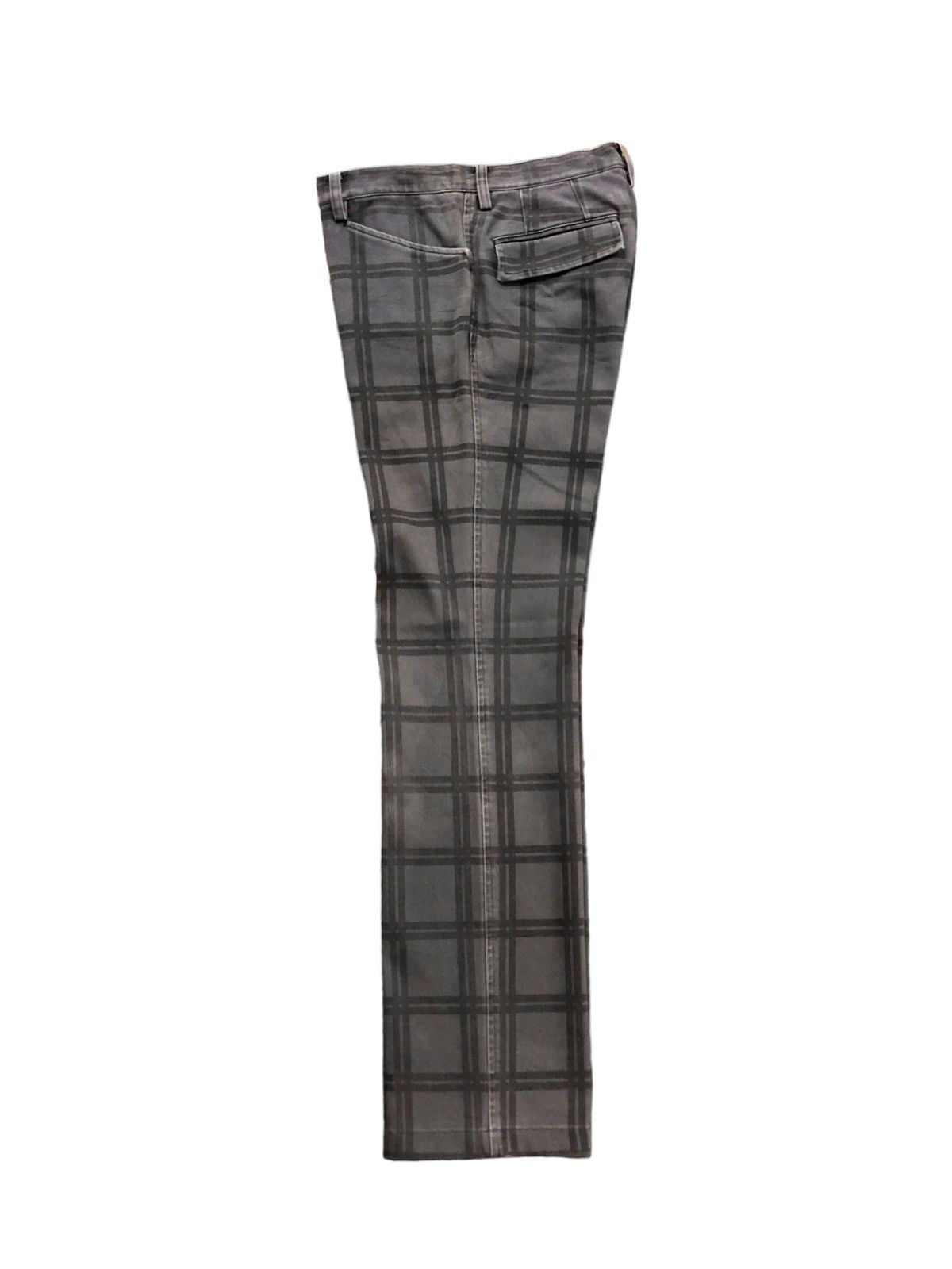Boycott Late 90's Boycott plaid grey micro-cord denim pants Size US 29 - 7 Thumbnail