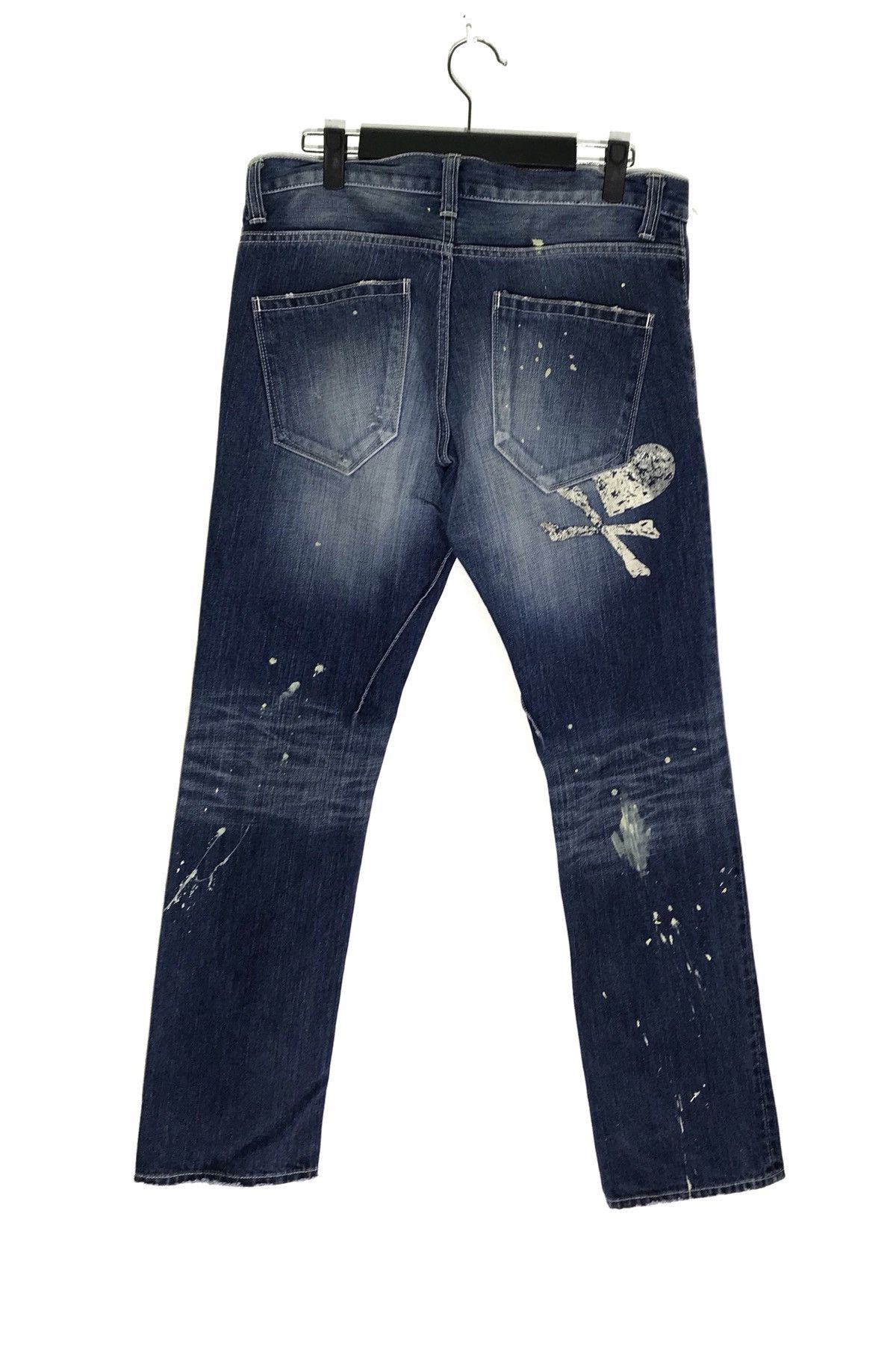 If Six Was Nine × Japanese Brand Japan Brand Deep Skull Distressed Denim Jeans Made In Japan Size US 32 / EU 48 - 1 Thumbnail